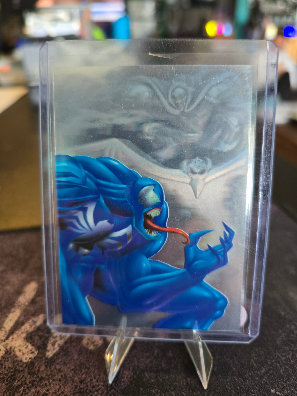 1995 Flair Marvel Annual - Venom vs Demogoblin - Holoblast