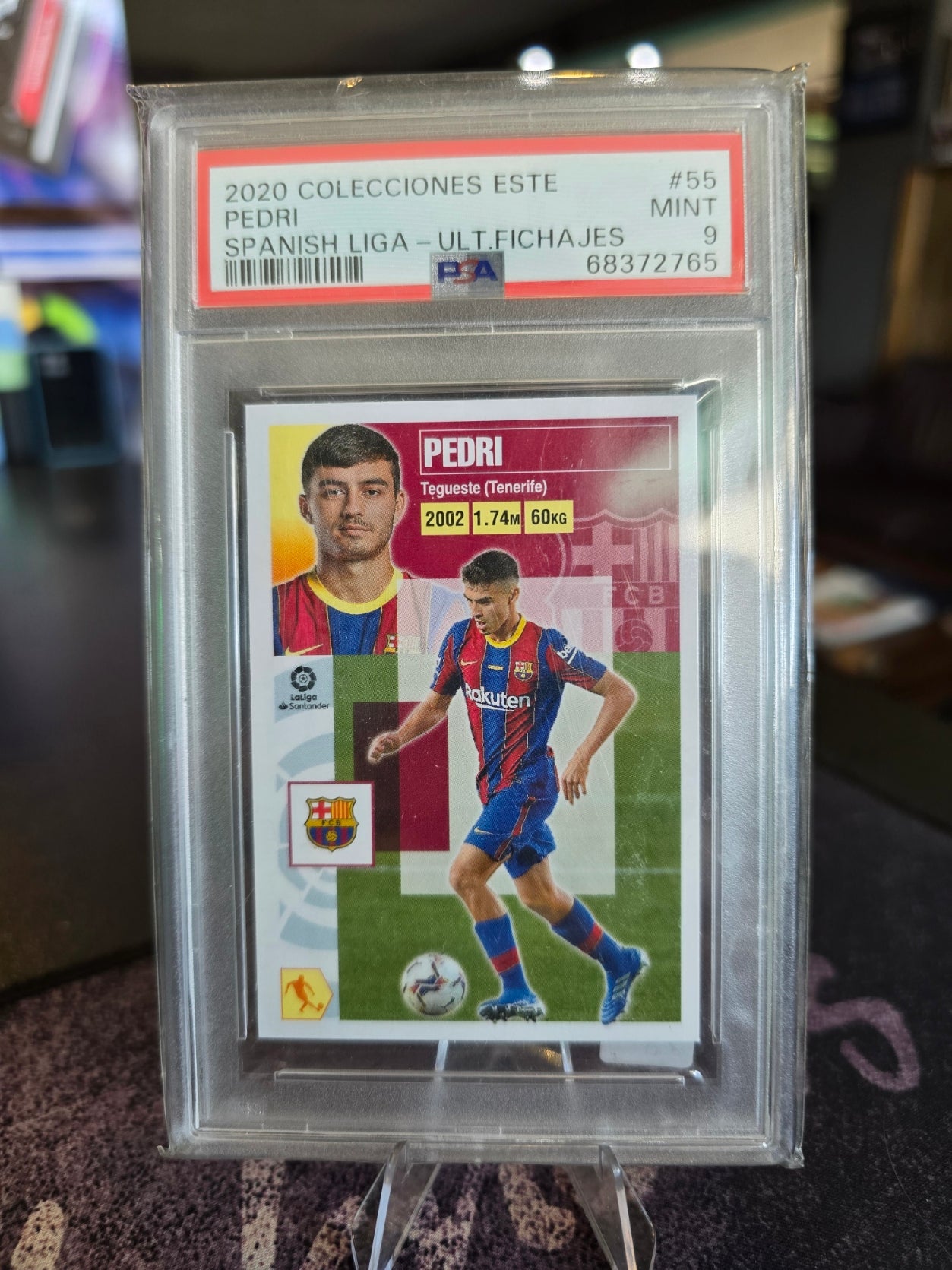 2020 Colecciones Este - Pedri - Spanish Liga - PSA 9