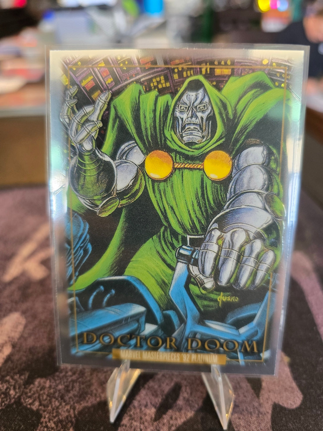 2024 Sky Box Marvel Masterpieces '92 Platinum - Doctor Doom 26 - Base