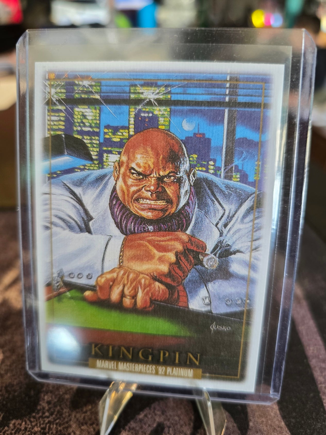 2024 Sky Box Marvel Masterpieces '92 Platinum - Kingpin 43 - Canvas