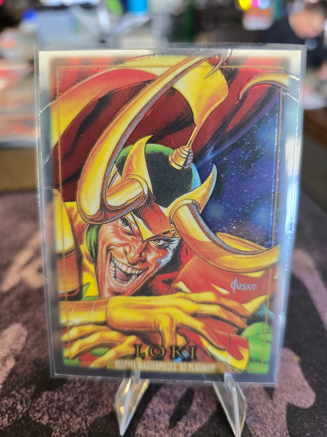 2024 Sky Box Marvel Masterpieces '92 Platinum - Loki 50 - Base