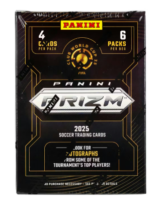 2025 Panini Prizm FIFA Club World Cup Soccer 6-Pack Blaster Box