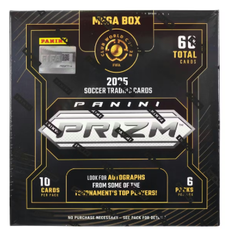 2025 Panini Prizm FIFA Club World Cup Soccer Hobby Mega Box