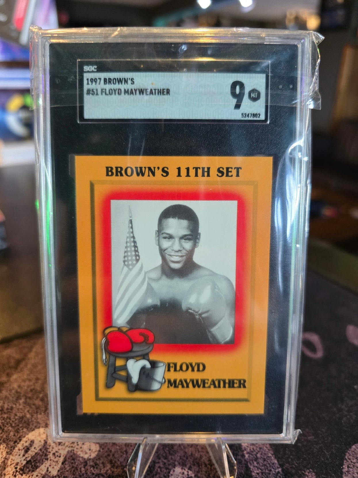 Browns Boxing Cards 1997 - Floyd Mayweather RC Rookie - SGC 9