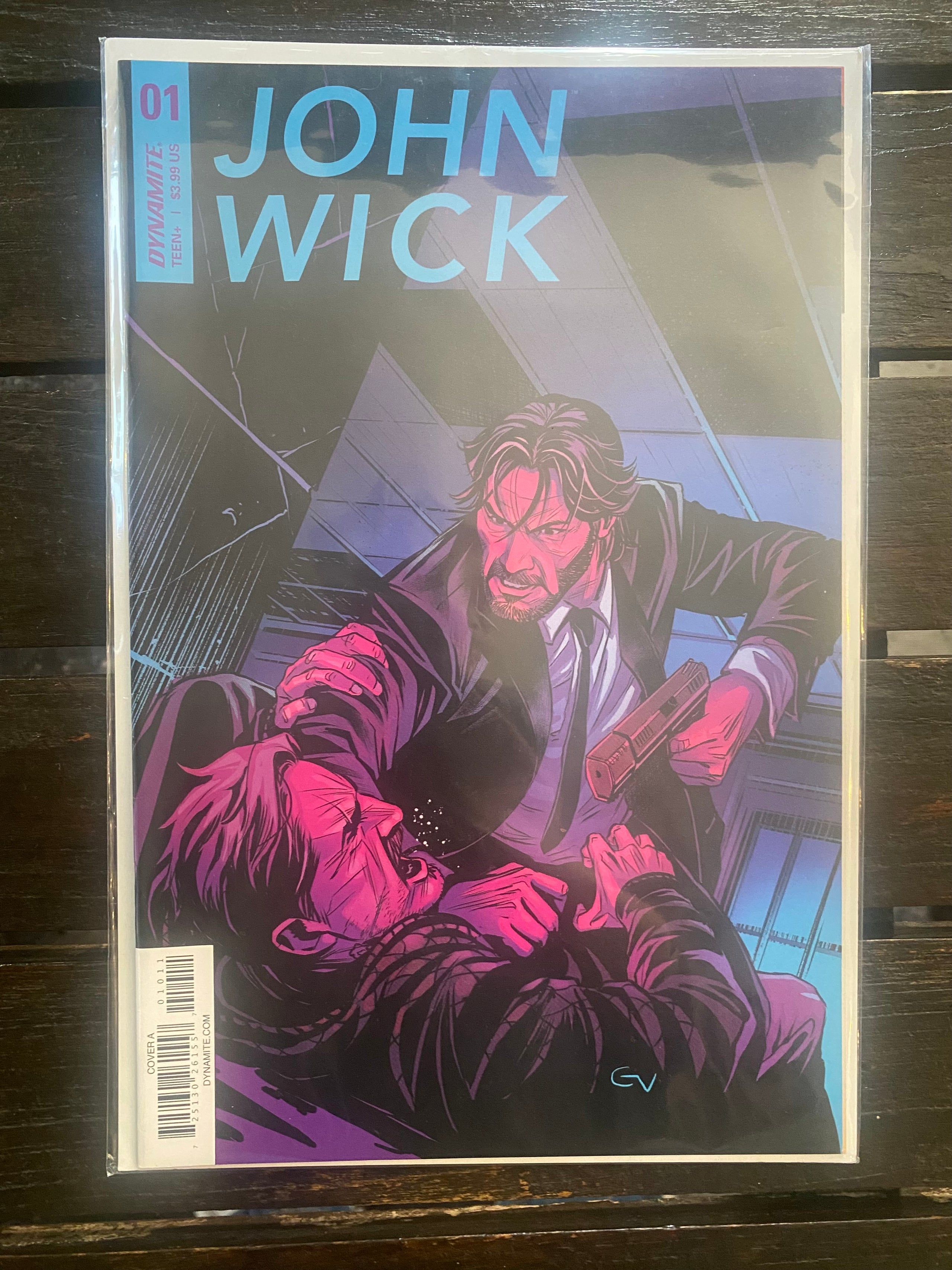 Dynamic Comic Books - John Wick - #1 and 2 - Bagged and Boarded - Set