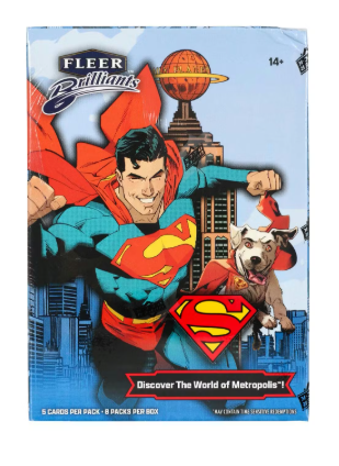 Fleer Brilliants Superman 8-Pack Blaster Box (Upper Deck 2025)