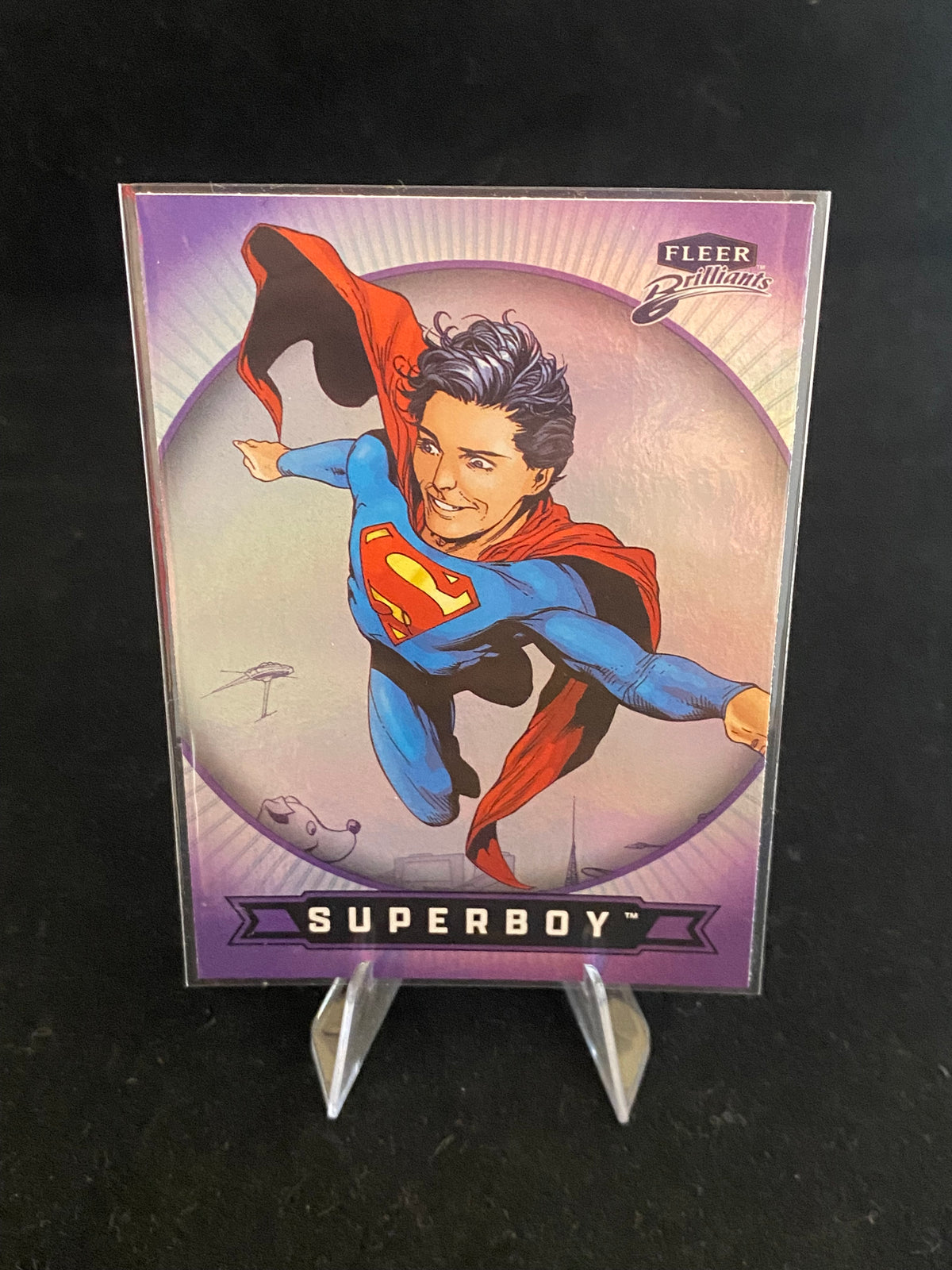 Fleer Brilliant - Superboy Clark Kent - No.46