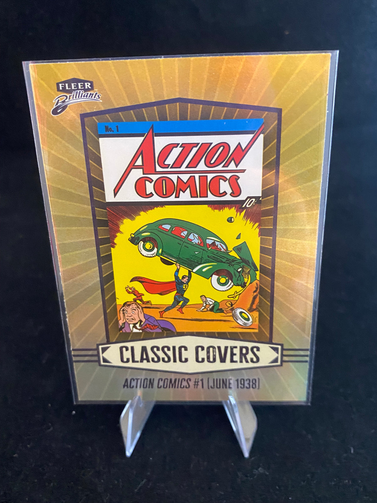 Fleer Brilliants Superman - Action Comics #1 (June 1938) - Classic Covers - CC-1