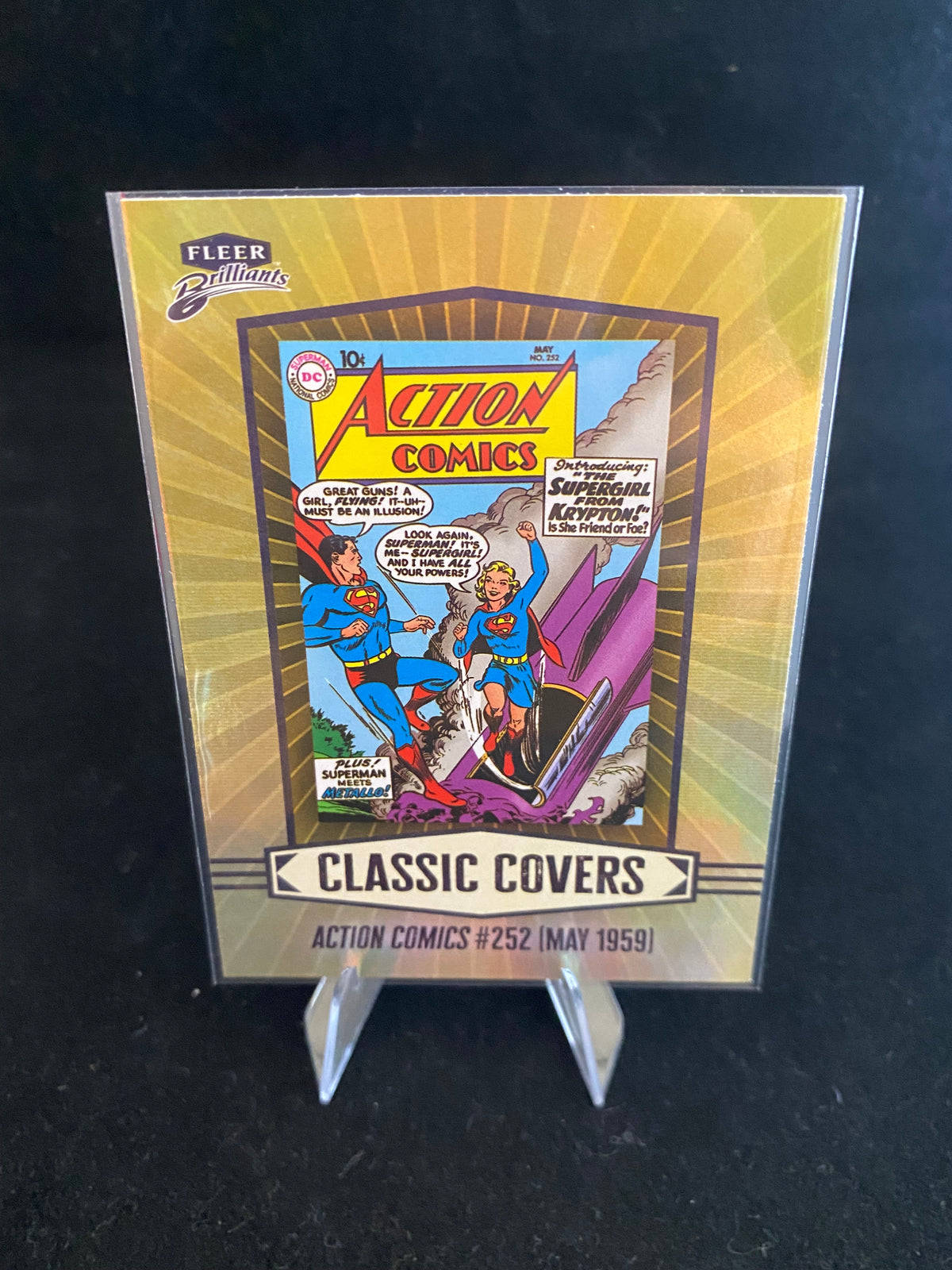 Fleer Brilliants Superman - Action Comics # 252 ( May 1959) - Classic Covers - CC-4