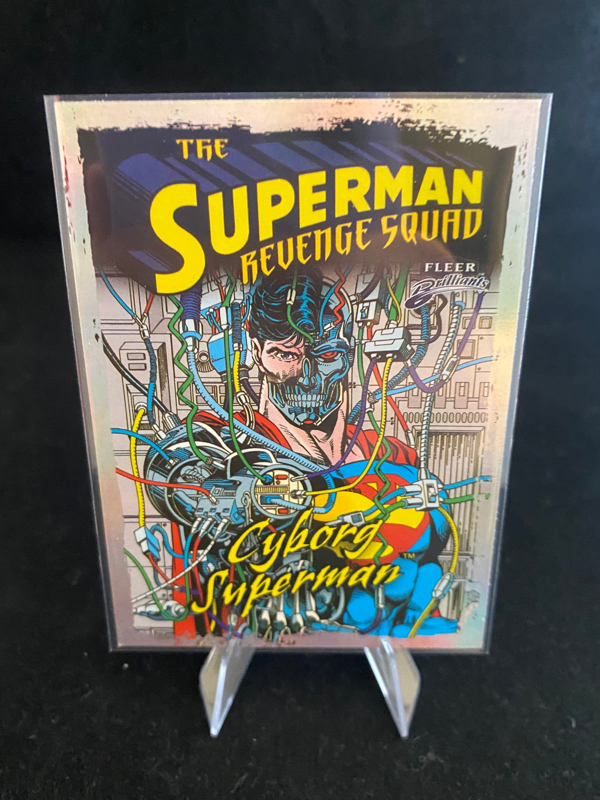 Fleer Brilliants Superman - Cyborg Superman - The Superman Revenge Squad - RS-8