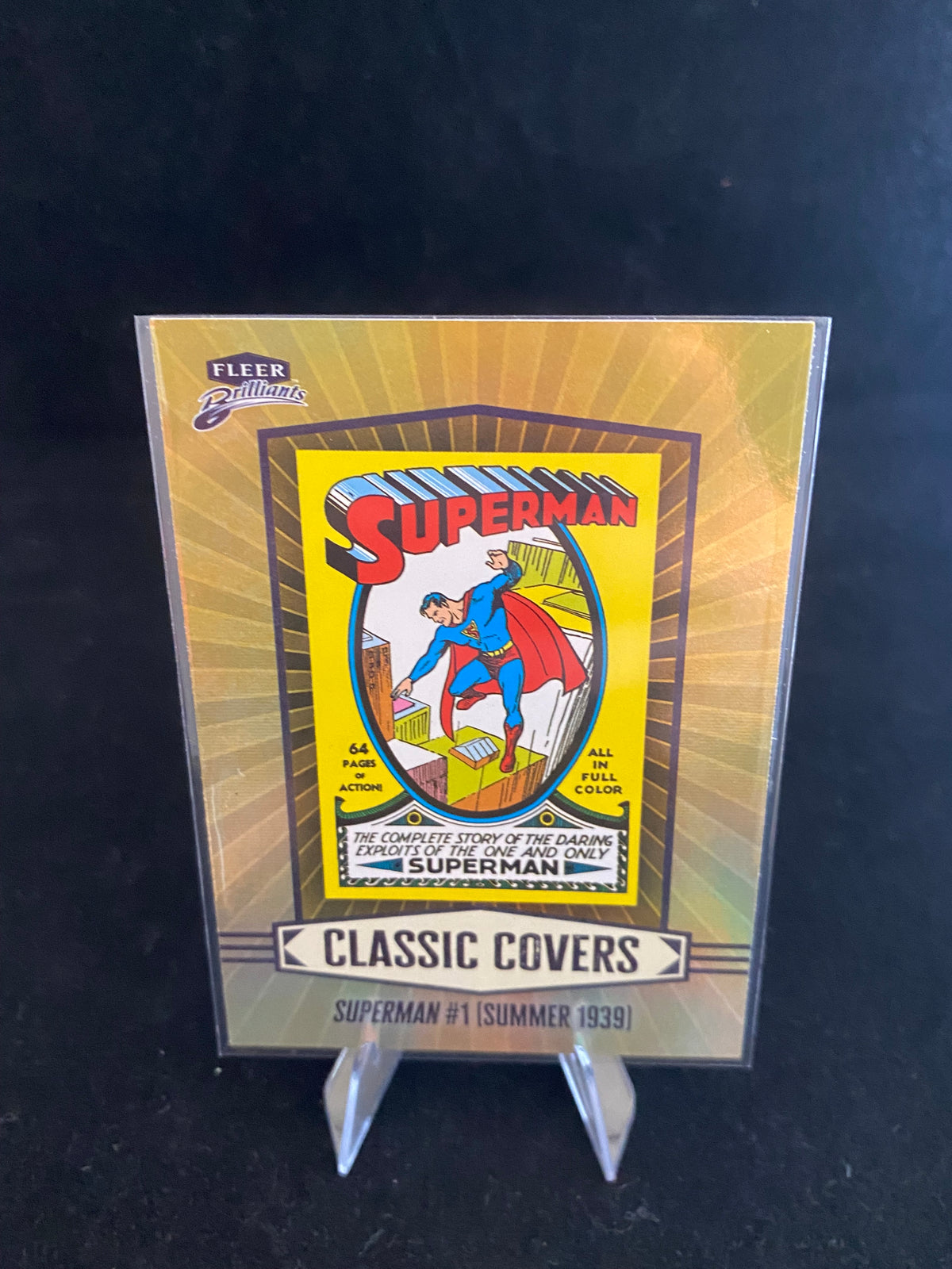 Fleer Brilliants Superman - Superman #1 (Summer 1939) - Classic Covers - CC-2