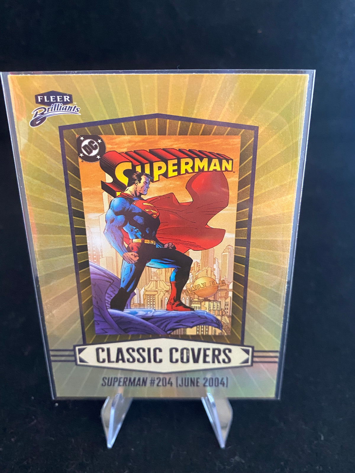 Fleer Brilliants Superman - Superman #204 (June 2004) - Classic Covers - CC-14