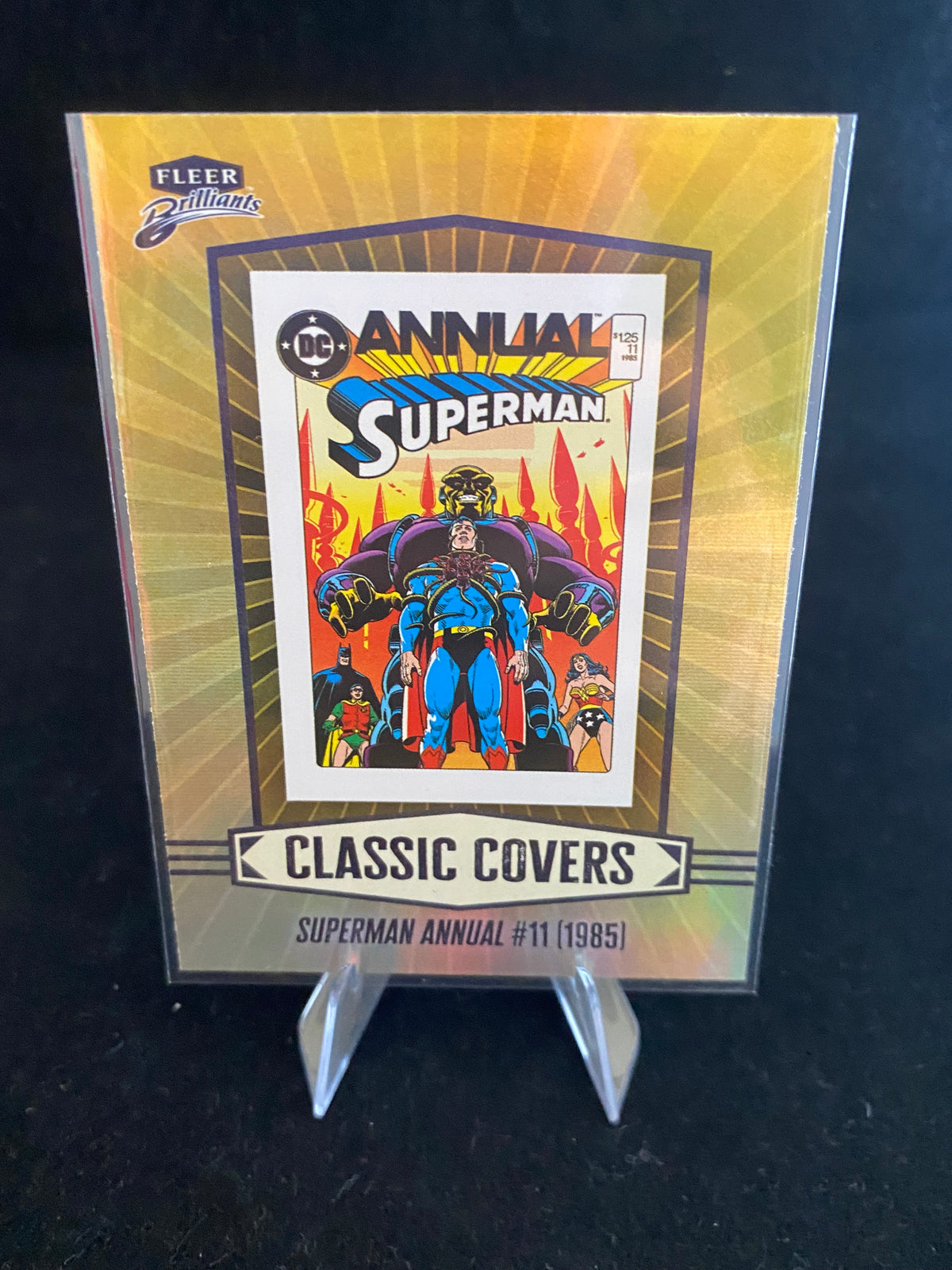 Fleer Brilliants Superman - Superman Annual #11 (1985) - Classic Covers - CC-6