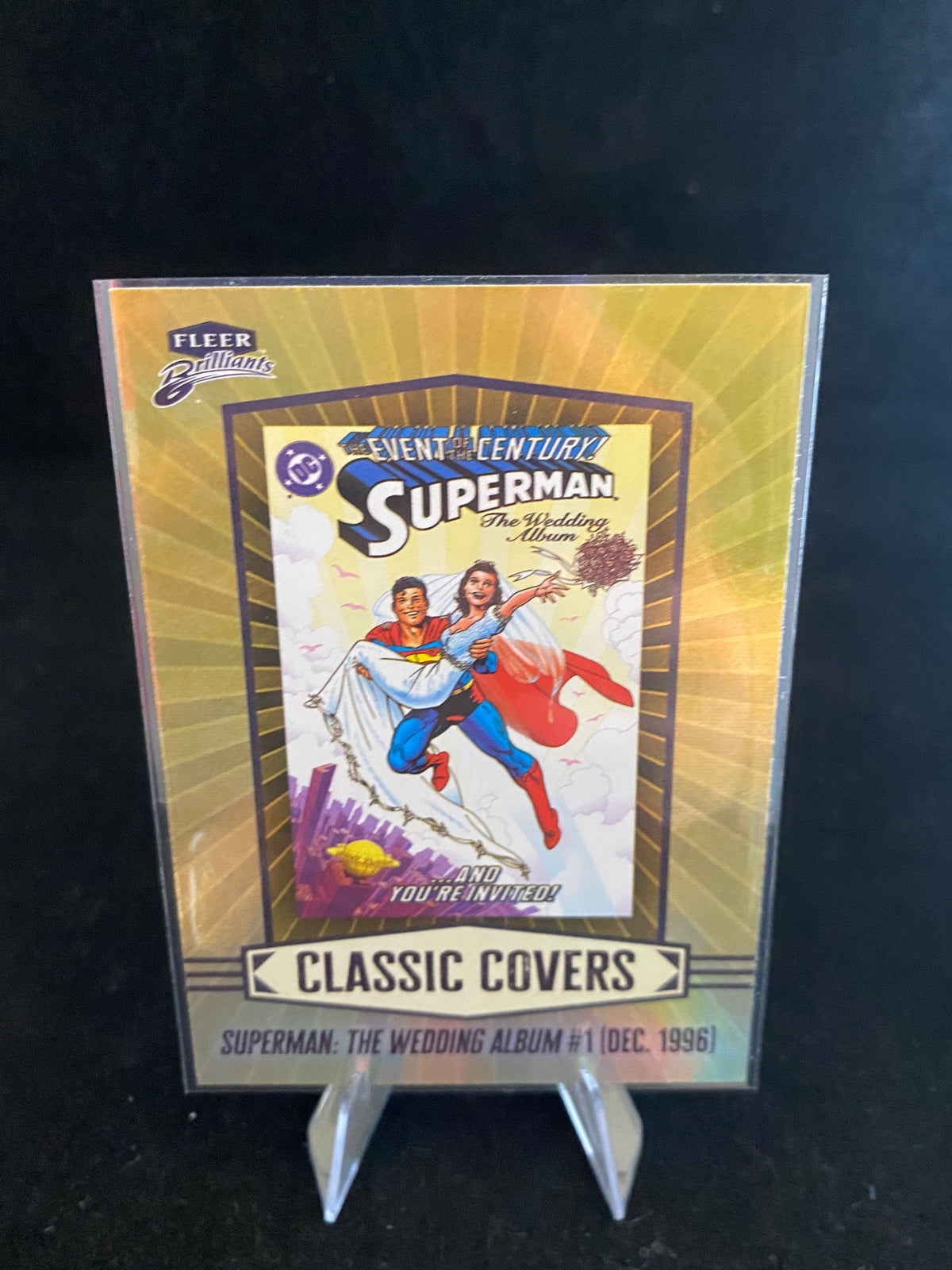 Fleer Brilliants Superman - Superman: Wedding Album #1 (Dec. 1996) - Classic Covers - CC-12