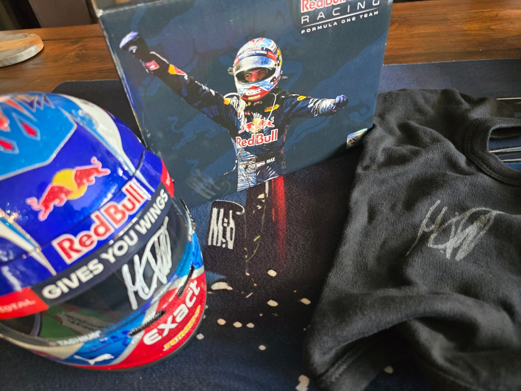 Formula 1 Official - 1:2 Max Verstappen - Spain GP 2016 Mini Helmet - Signed by Max Verstappen (With Certificate)