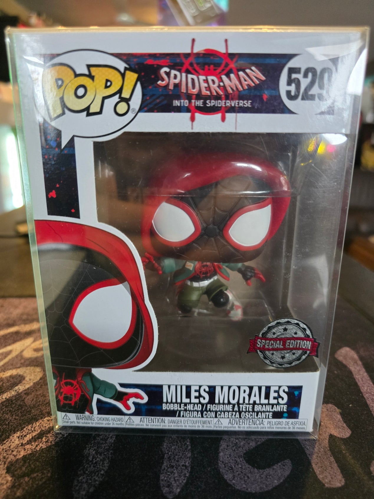 Funko - Spider-Man (into the spiderverse) Miles Morales - SPECIAL EDITION - GRAIL