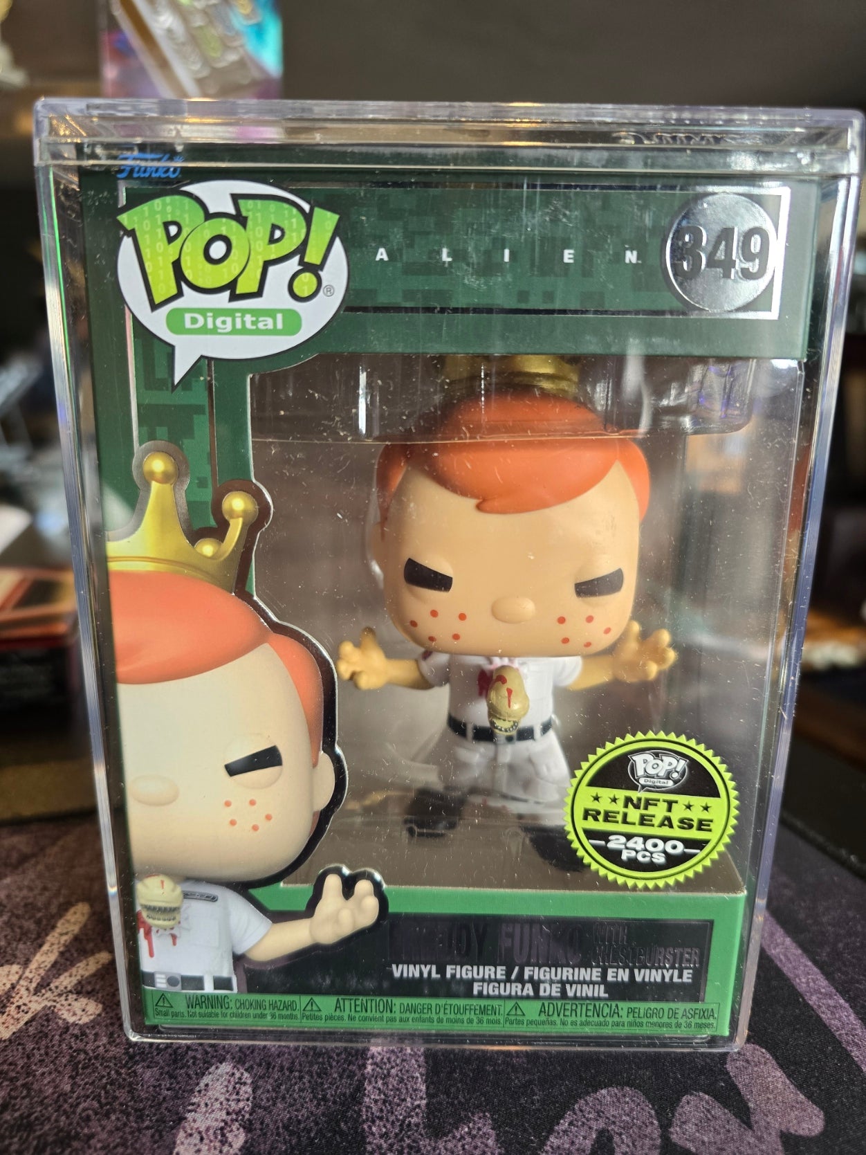 Funko Digital NFT - Aliens  - Freddy Funko with Chestburster