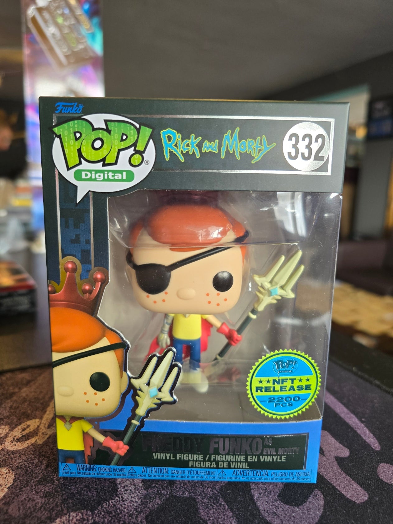 Funko Digital NFT - Rick and Morty - Freddy Funko as Evil Morty
