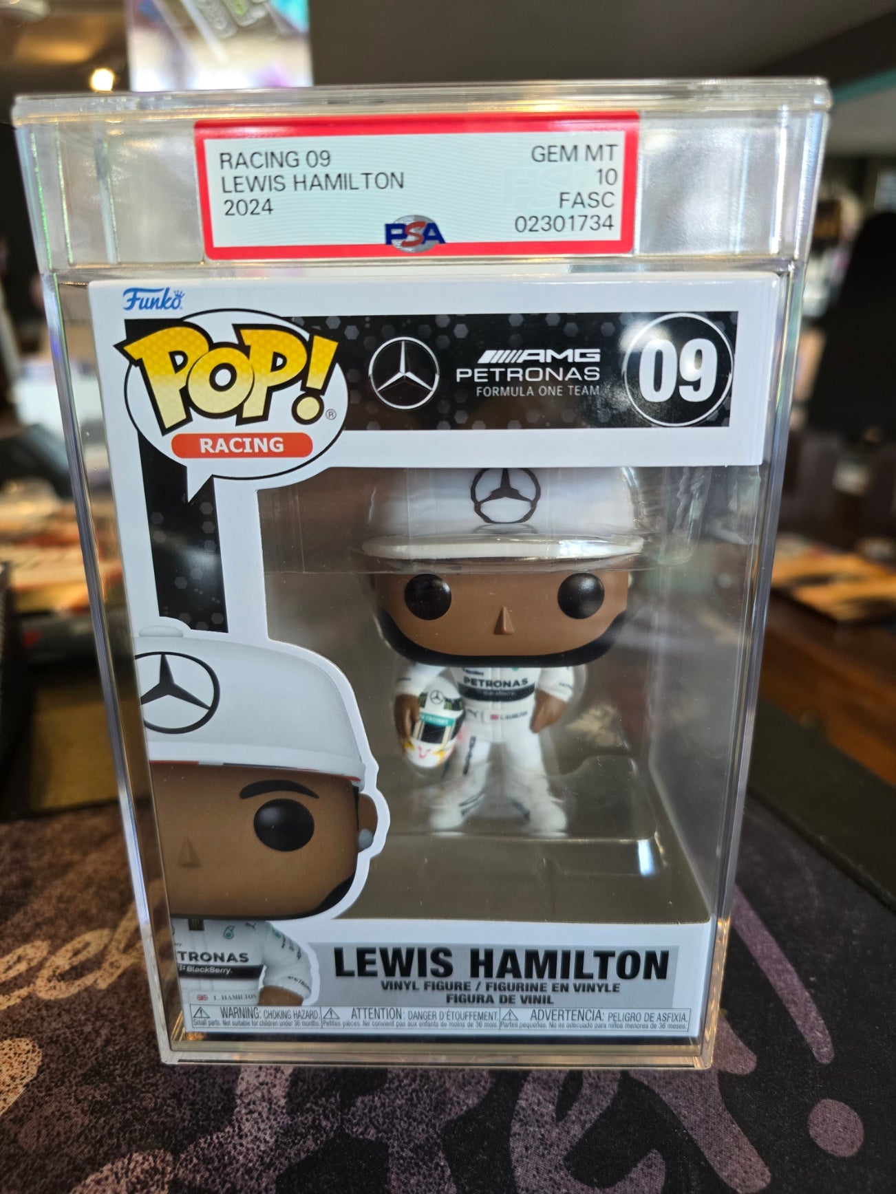 Funko Racing - Lewis Hamilton 09 - PSA Graded Gem Mint 10