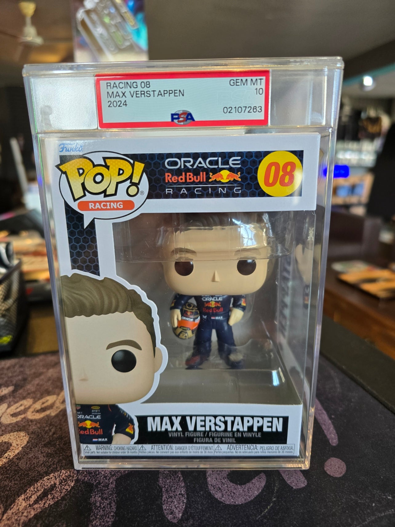 Funko Racing - Max Verstappen - PSA Graded Gem Mint 10