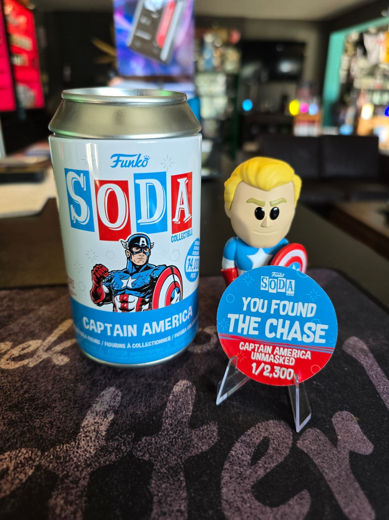 Funko Soda - CHASE - Captain America Unmasked 1 of 2300