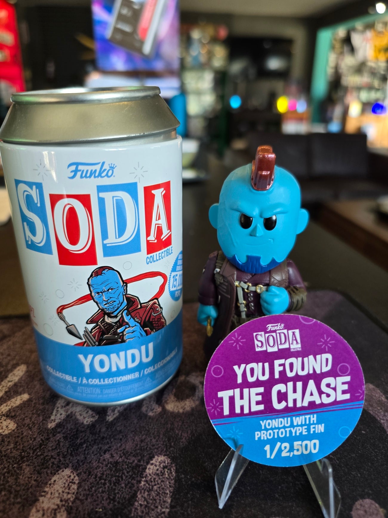 Funko Soda - CHASE - Yondu with Prototype Fin 1 of 2500 