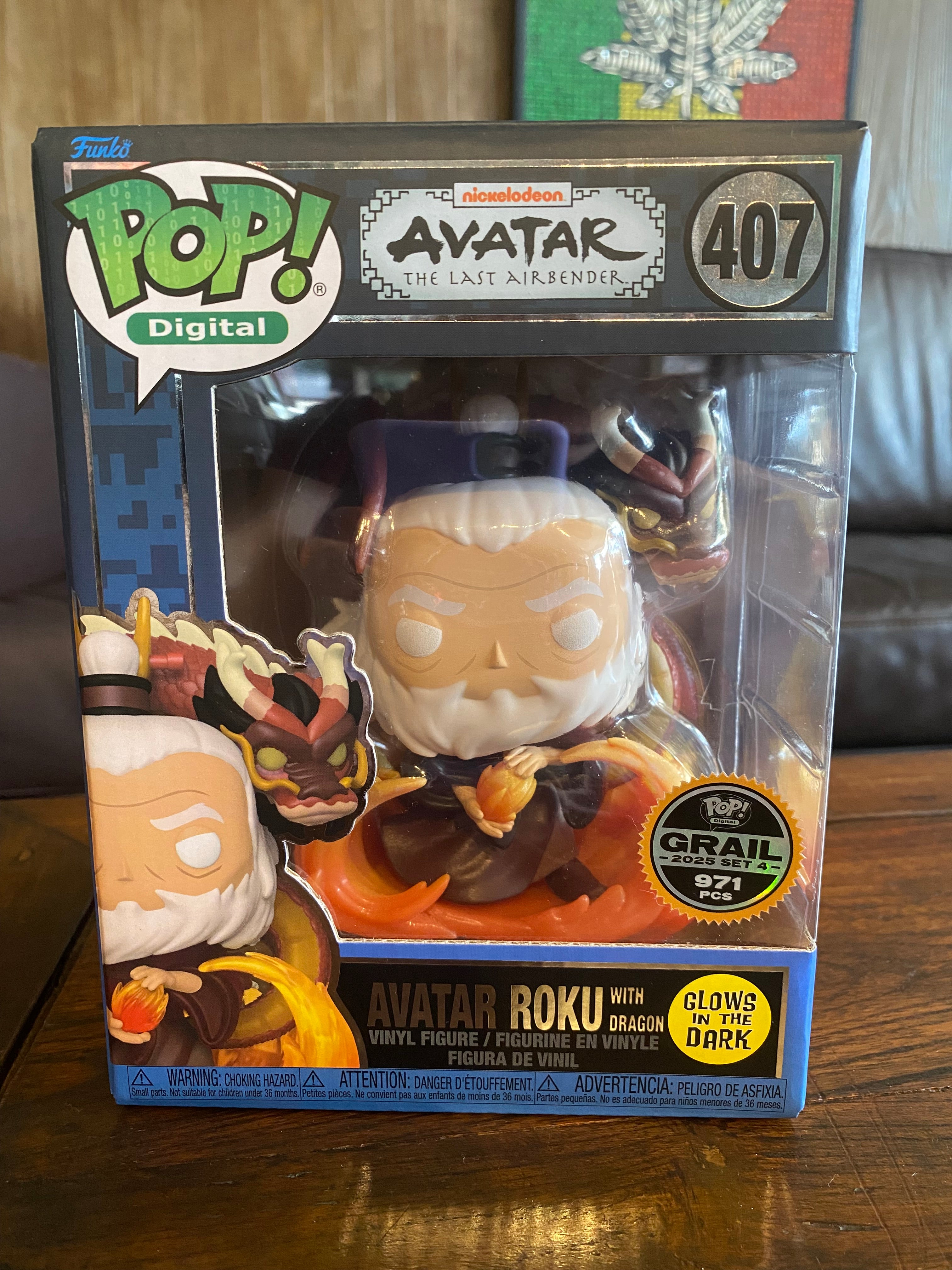 Funko Digital NFT - Avatar The Last Airbender - Avatar Roku with Dragon 