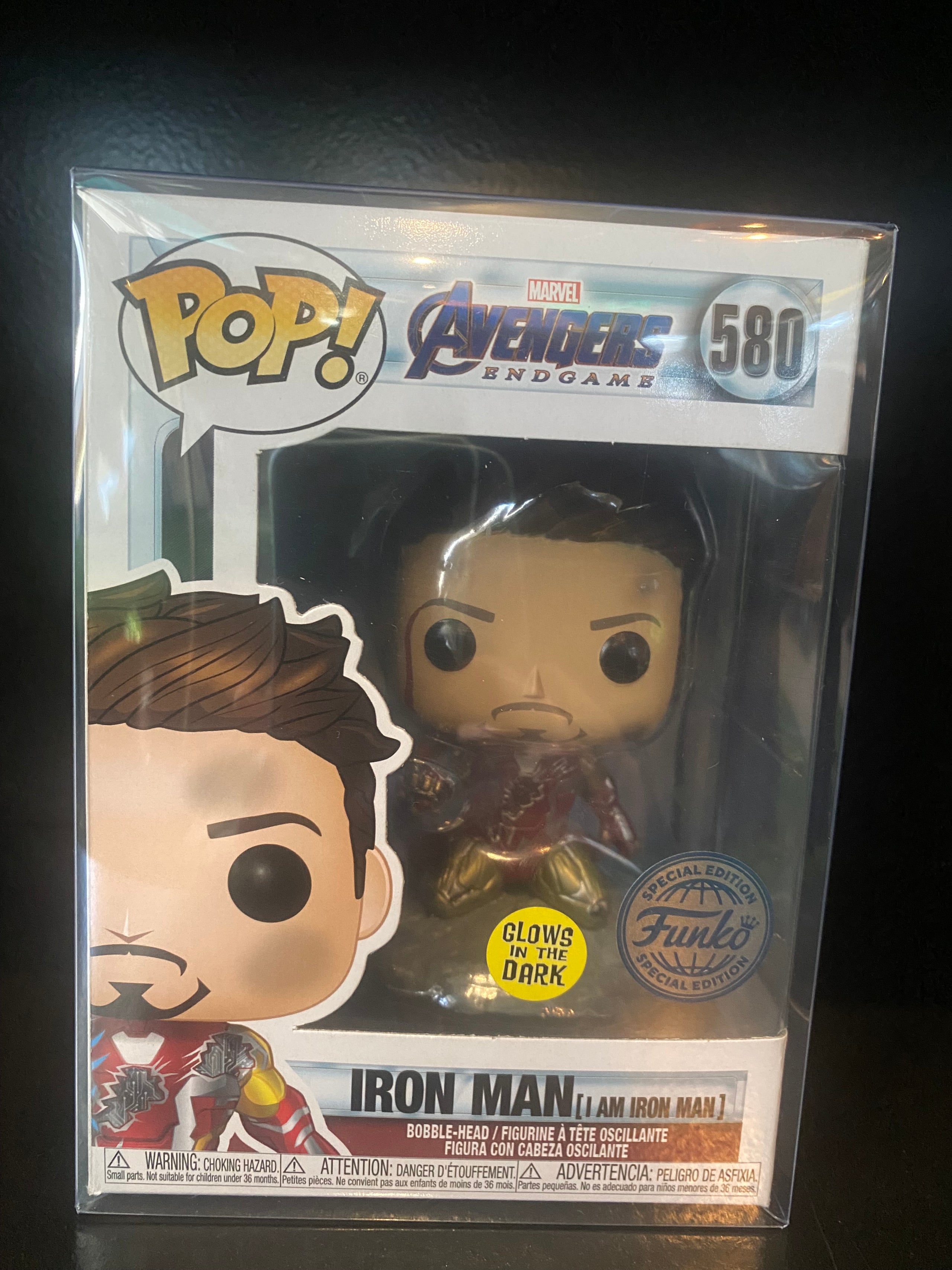 Funko Pop - Marvel Avengers Endgame - Iron Man (I am Iron Man) - Special Edition - Glow In The Dark - 580