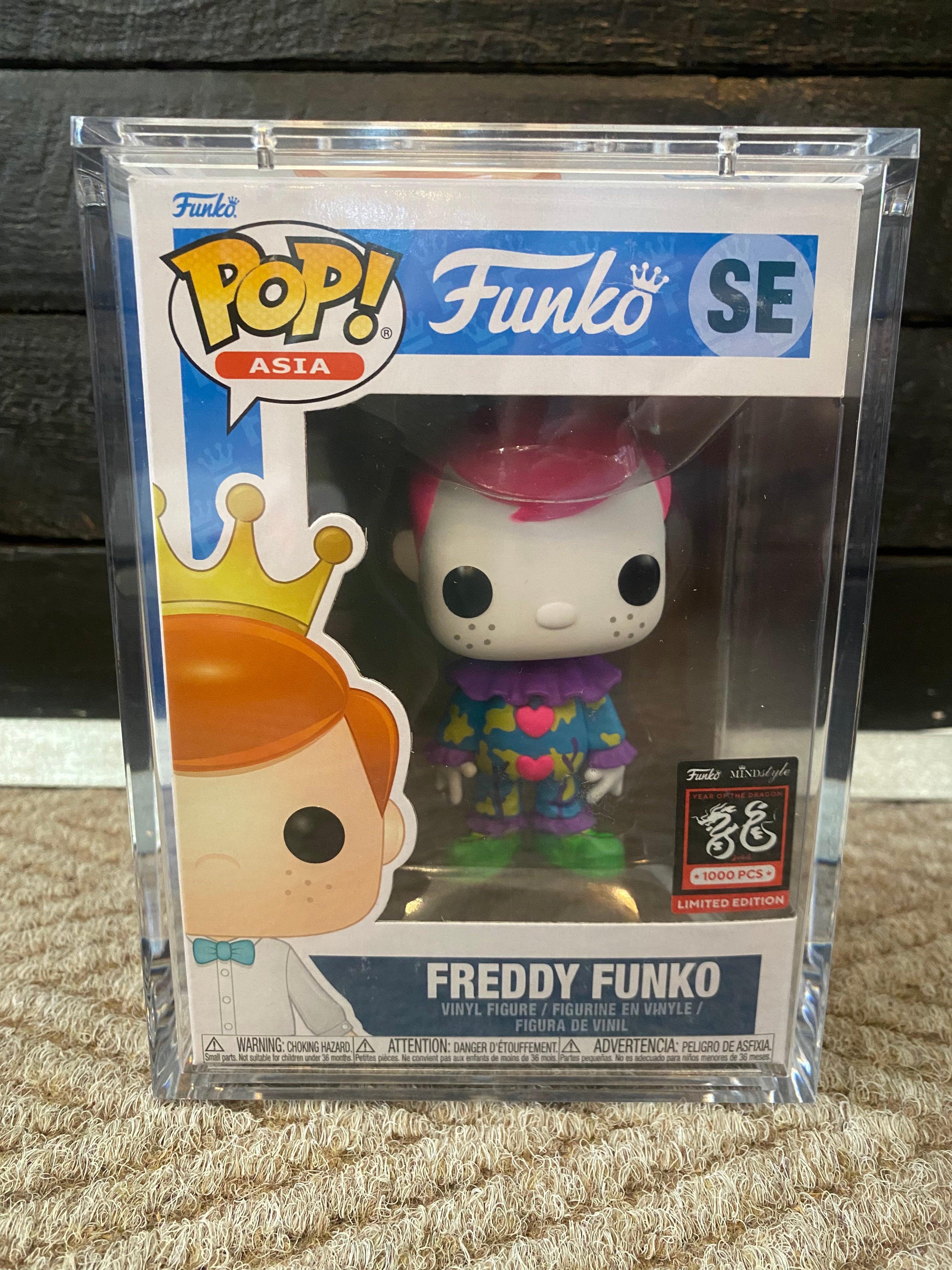 Funko Pop Asia - Blacklight Freddy Funko as Love Combat - Mindstyle - Year of the Dragon - Limited Edition 1000 PCS - SE  