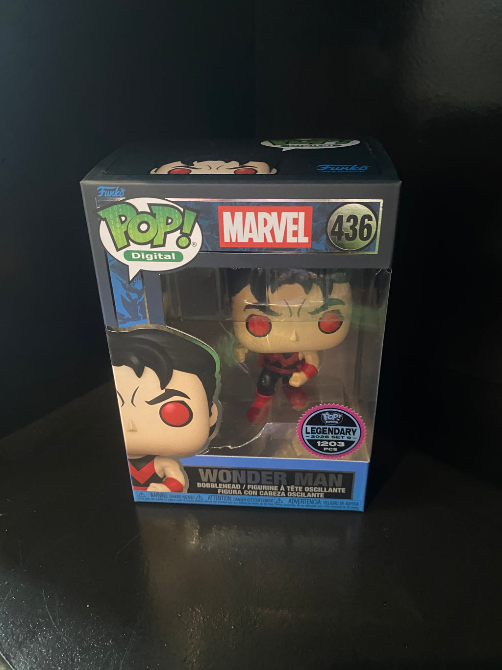 Funko Pop Digital- Wonder man - Marvel  - Legendary 2026 Set - 1203 PCS - 436