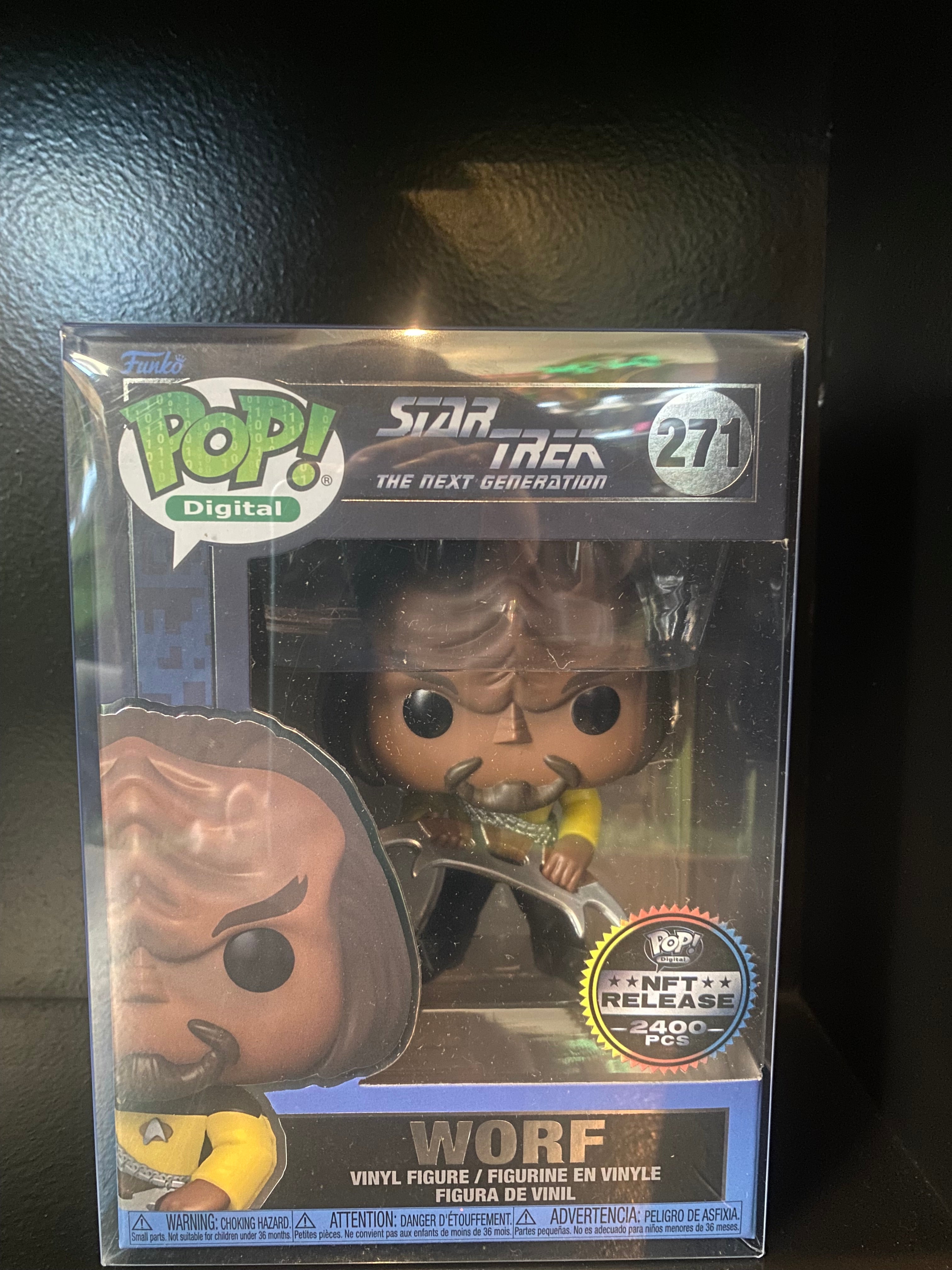Funko Pop Digital - Star Trek The Next Generation - Worf - NFT Release - 2400 PCS - 271
