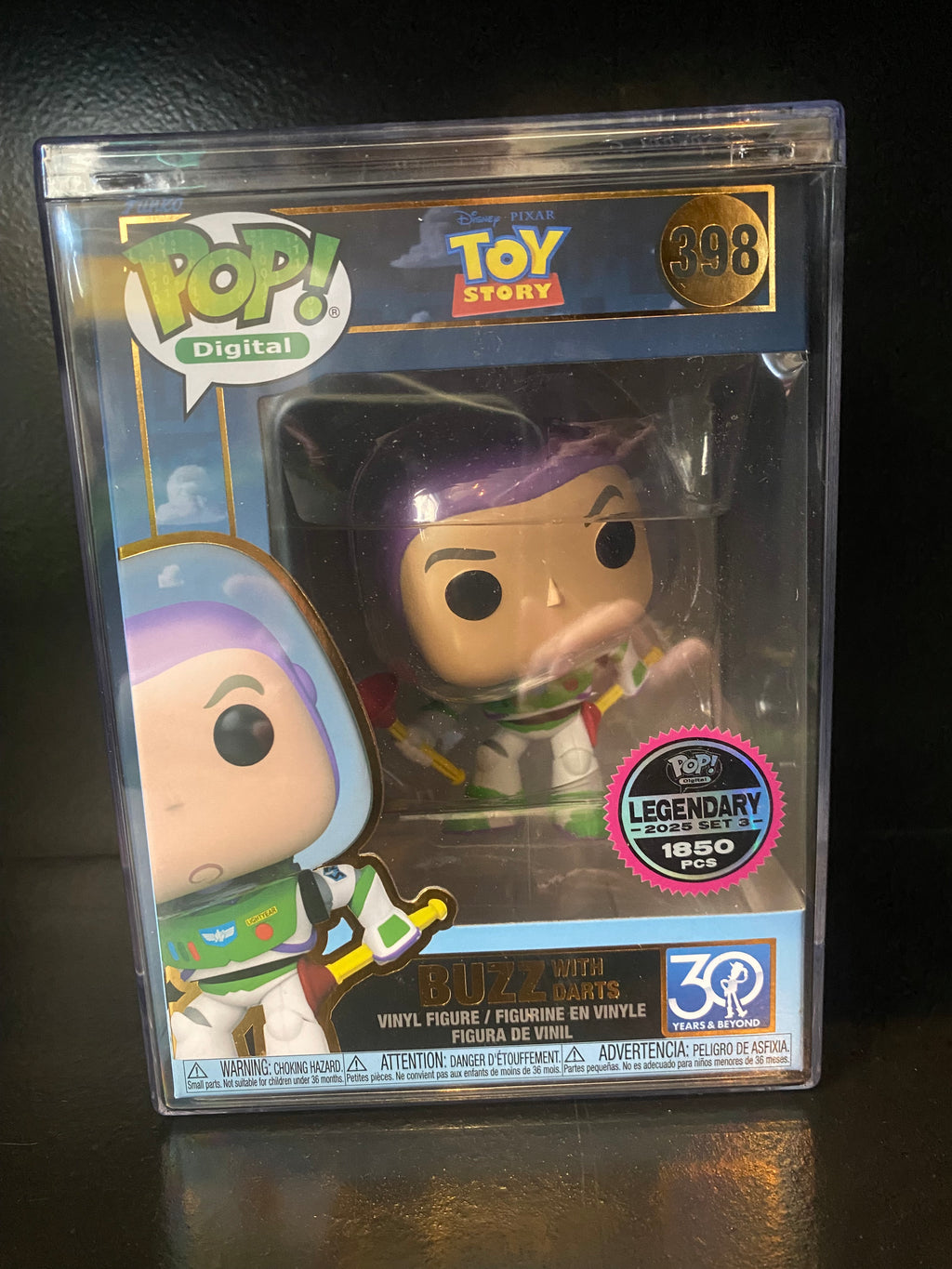 Funko Pop Digital - Toy Story - Buzz with Darts - Legendary 2025 Set 3 - 1850 PCS - 398