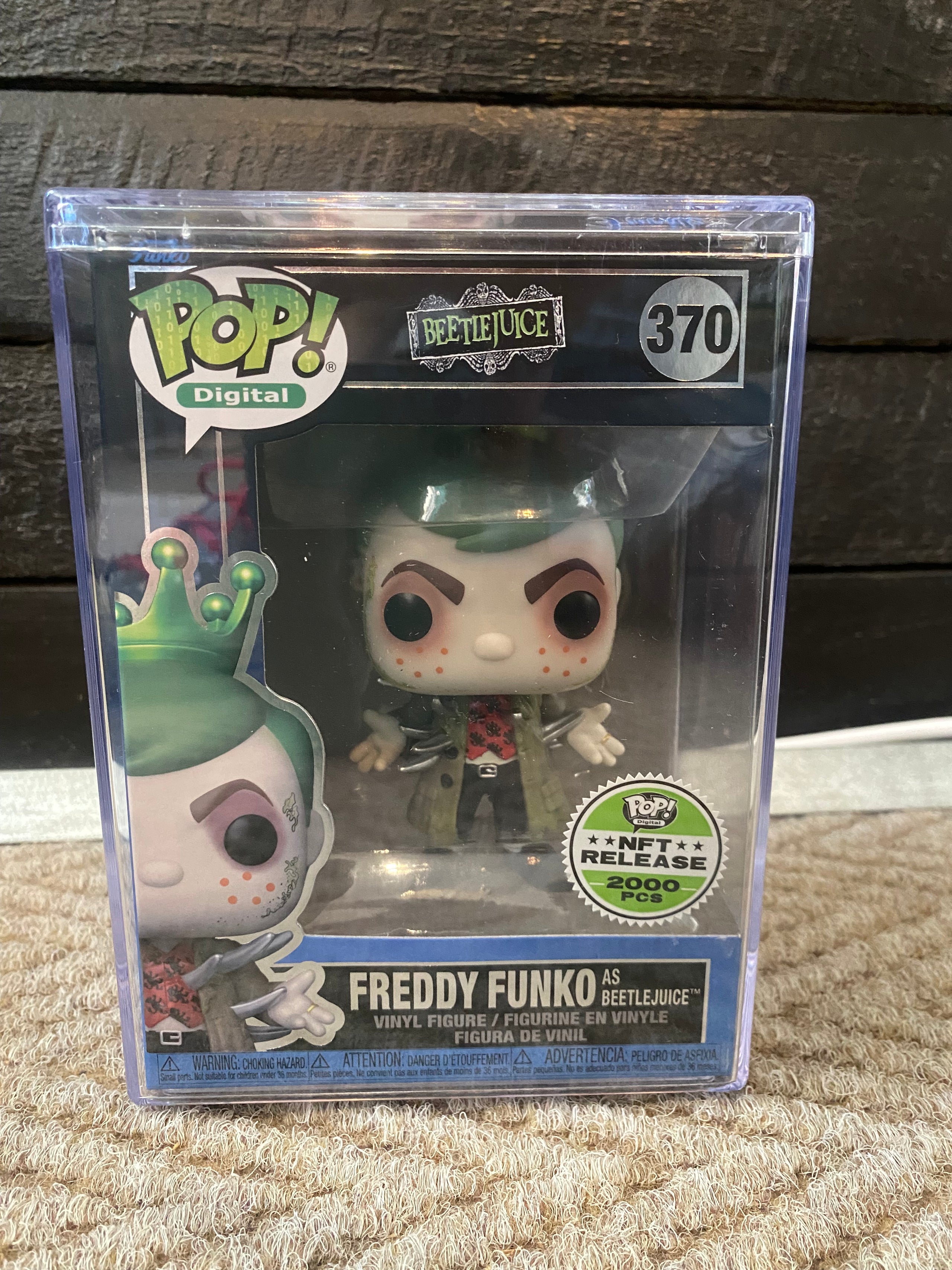 Funko Pop Digital NFT - Beetlejuice - Freddy Funko as Beetlejuice - 2000 PCS - 370