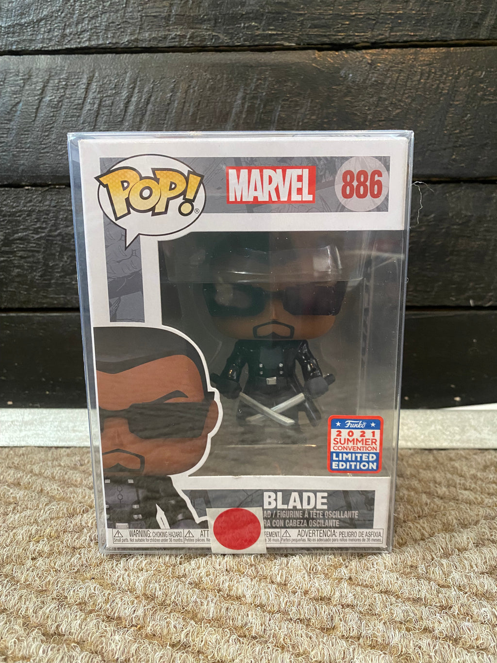 Funko Pop Marvel - Blade - Limited Edition - 886