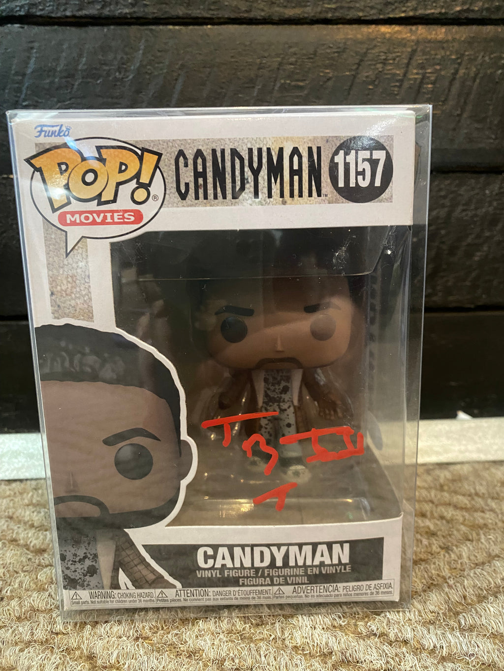 Funko Pop Movies - Candyman - Candyman - Signed by Tony Todd - Certified - 1157