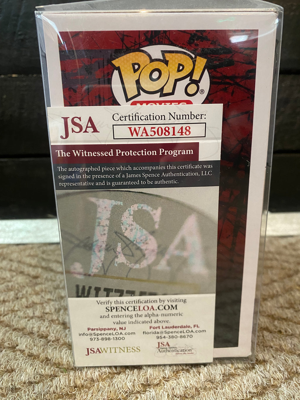 Funko Pop Movies - Friday the 13th - Jason Voorhees - Signed by Dick Wieand - Certified - 7 BAP Signature Series - 100 PCS - 361