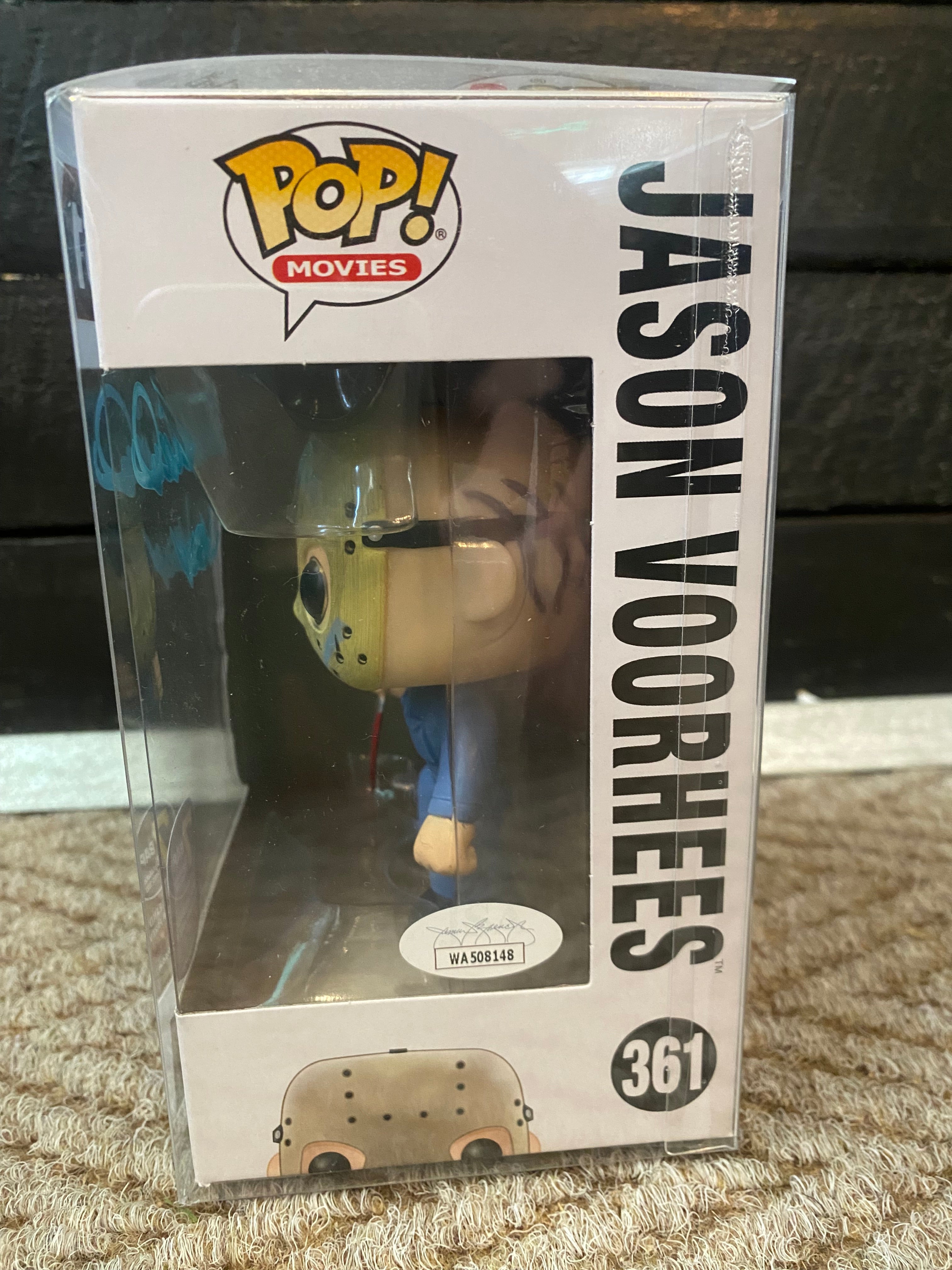 Funko Pop Movies - Friday the 13th - Jason Voorhees - Signed by Dick Wieand - Certified - 7 BAP Signature Series - 100 PCS - 361