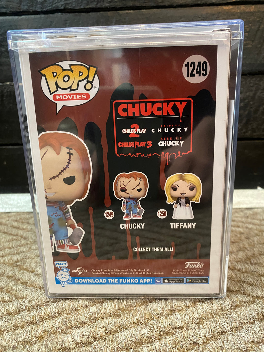 Funko Pop Movies - Bride of Chucky - Chucky - Signed by Alex Vincent - Certified - 1249
