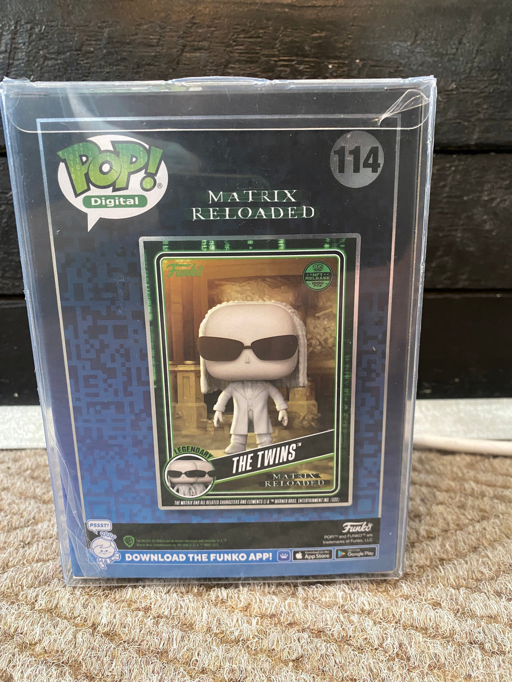 Funko Pop Digital - The Matrix Reloaded - The Twins - NFT Release 1550 PCS - 114