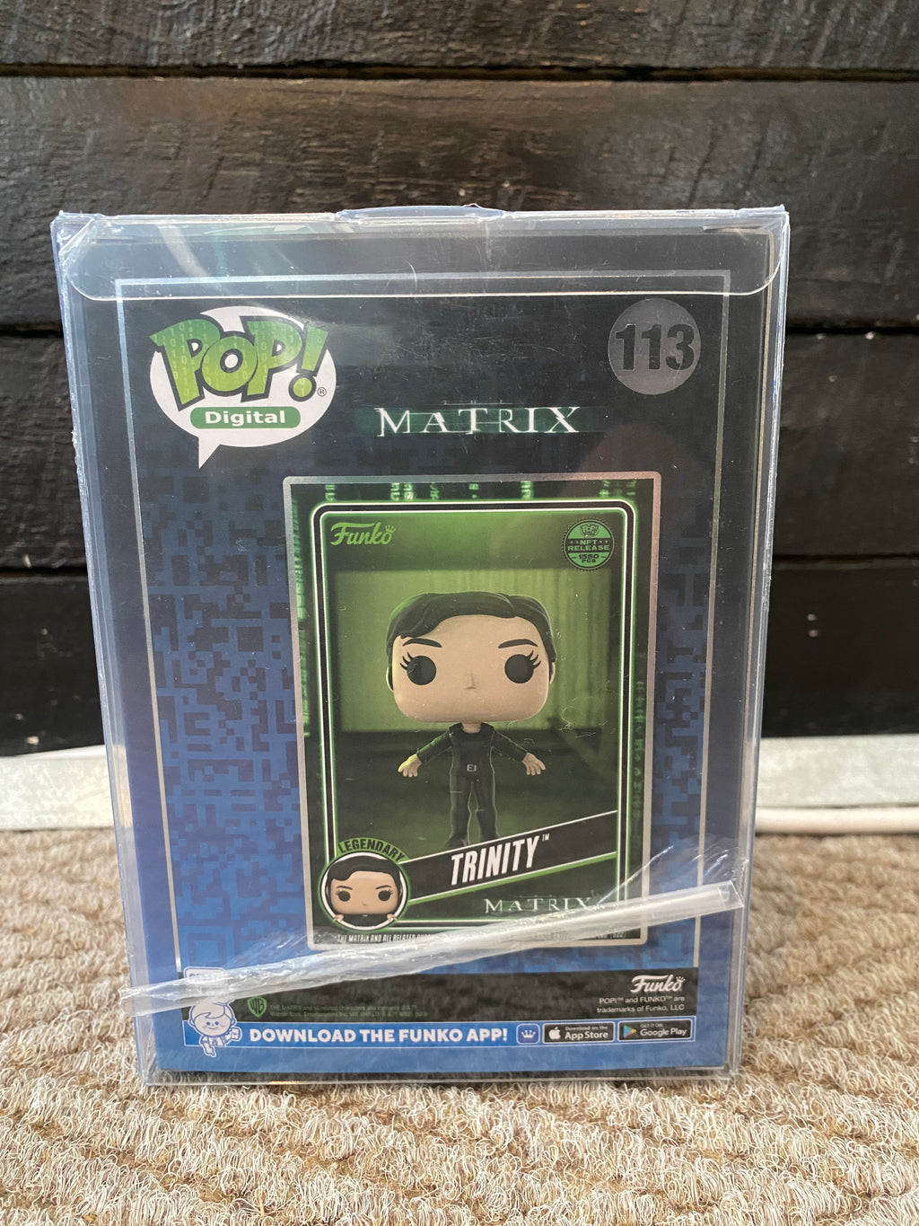 Funko Pop Digital - The Matrix - Trinity - NFT Release 1550 PCS - 113