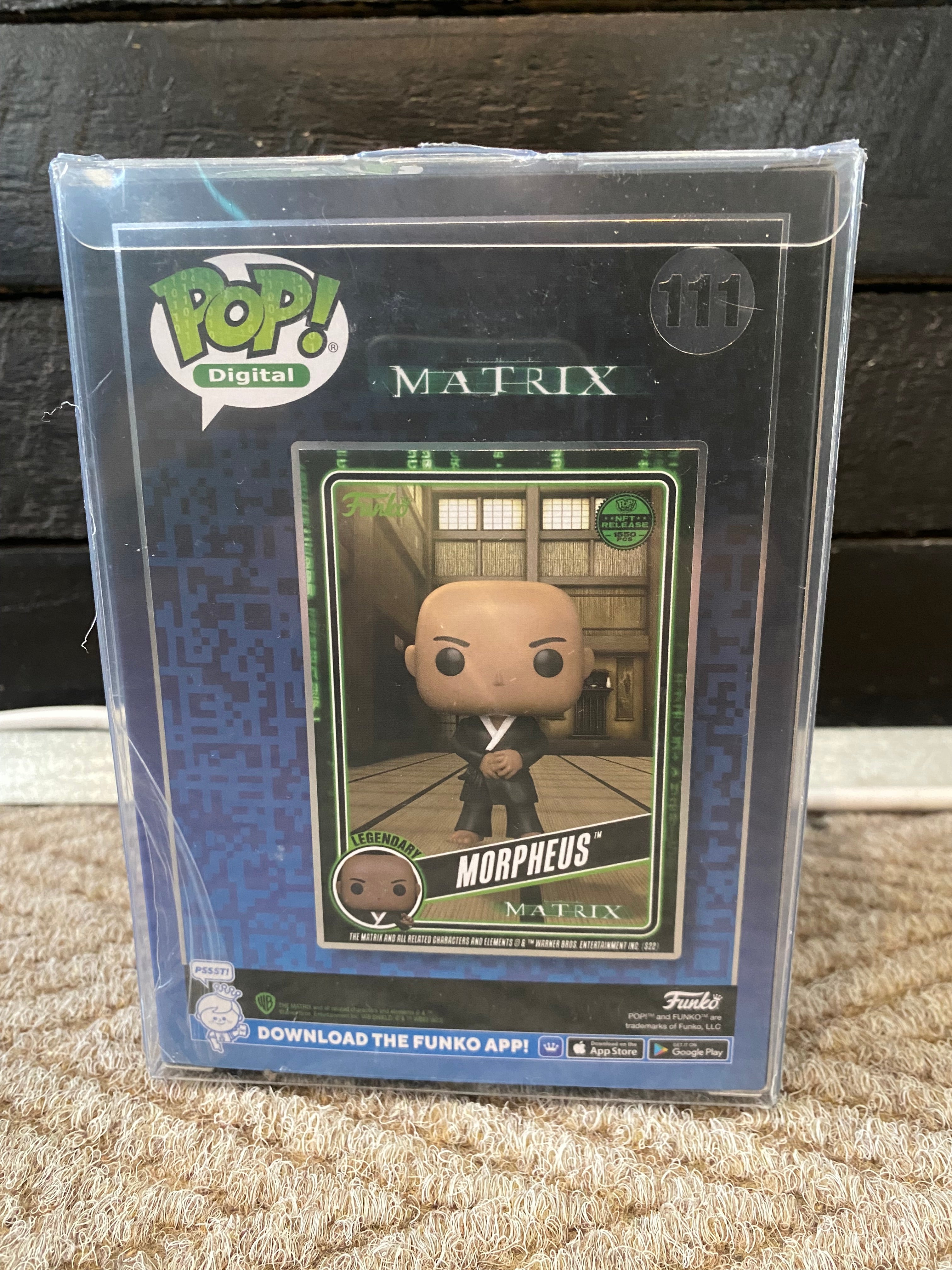 Funko Pop Digital - The Matrix - Morpheus - NFT Release 1550 PCS - 111