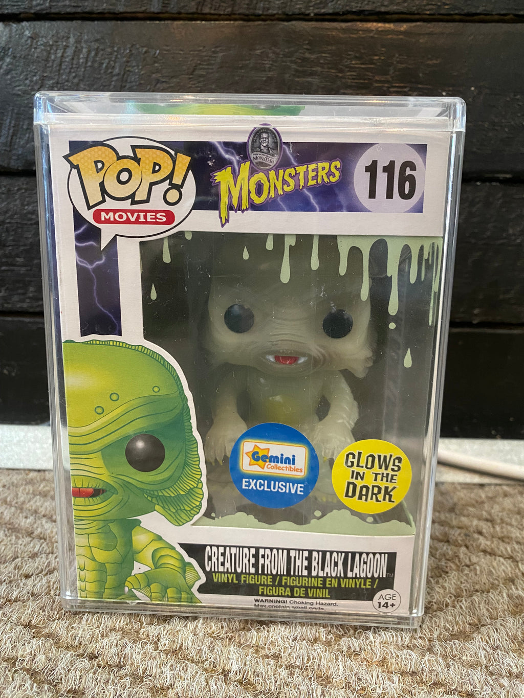 Funko Pop Movies - Monsters - Creature From The Black Lagoon - Gemini Collections Exclusive - Glow In the Dark- 116