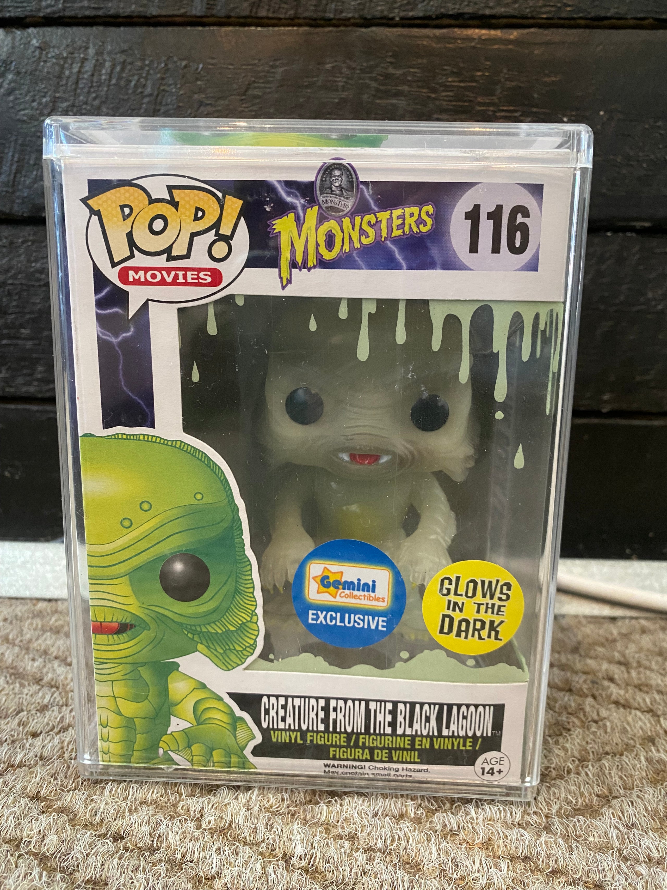 Funko Pop Movies - Monsters - Creature From The Black Lagoon - Gemini Collections Exclusive - Glow In the Dark- 116