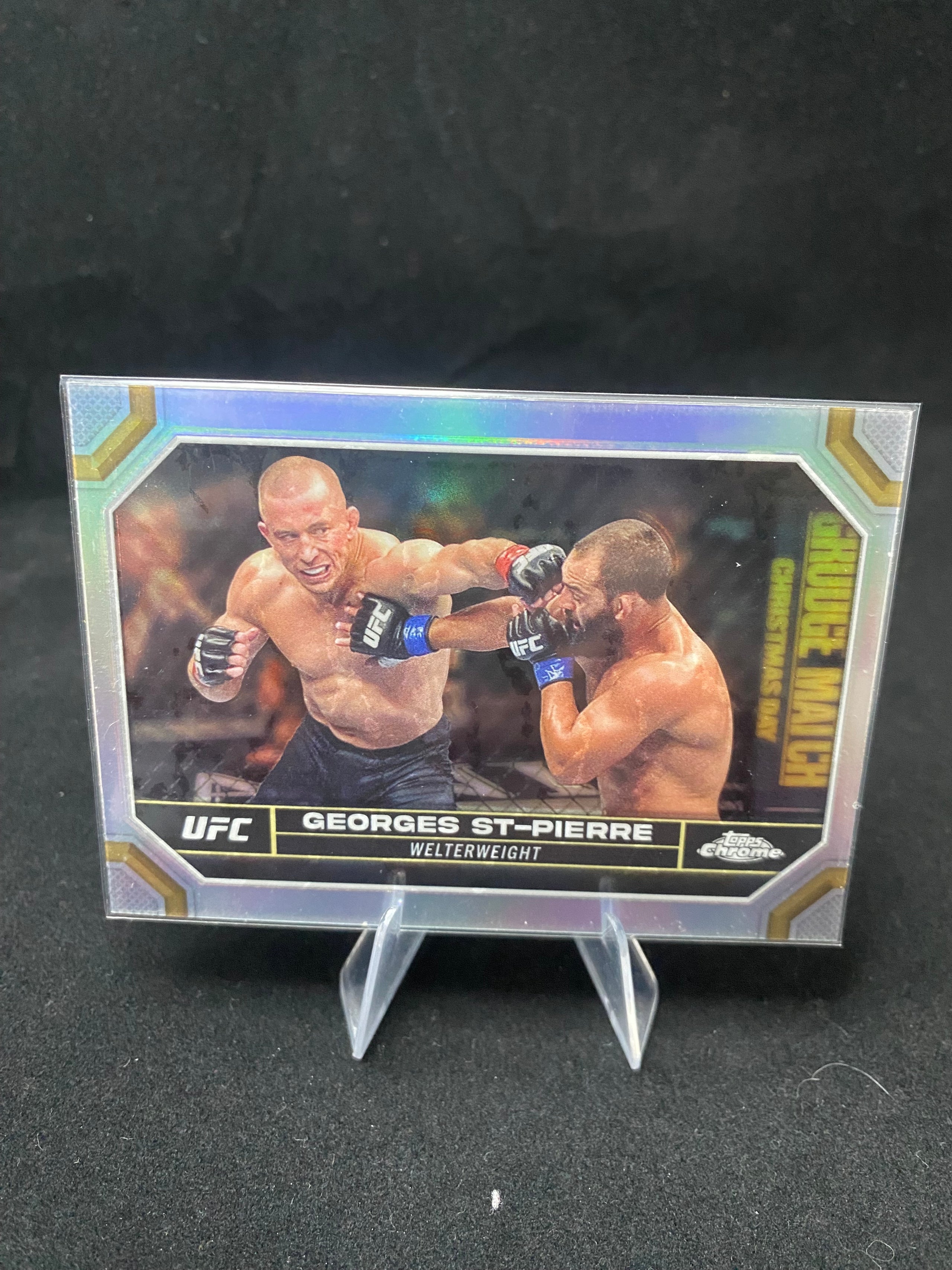Topps Chrome UFC 2024 - George St- Pierre - Refractor - 68