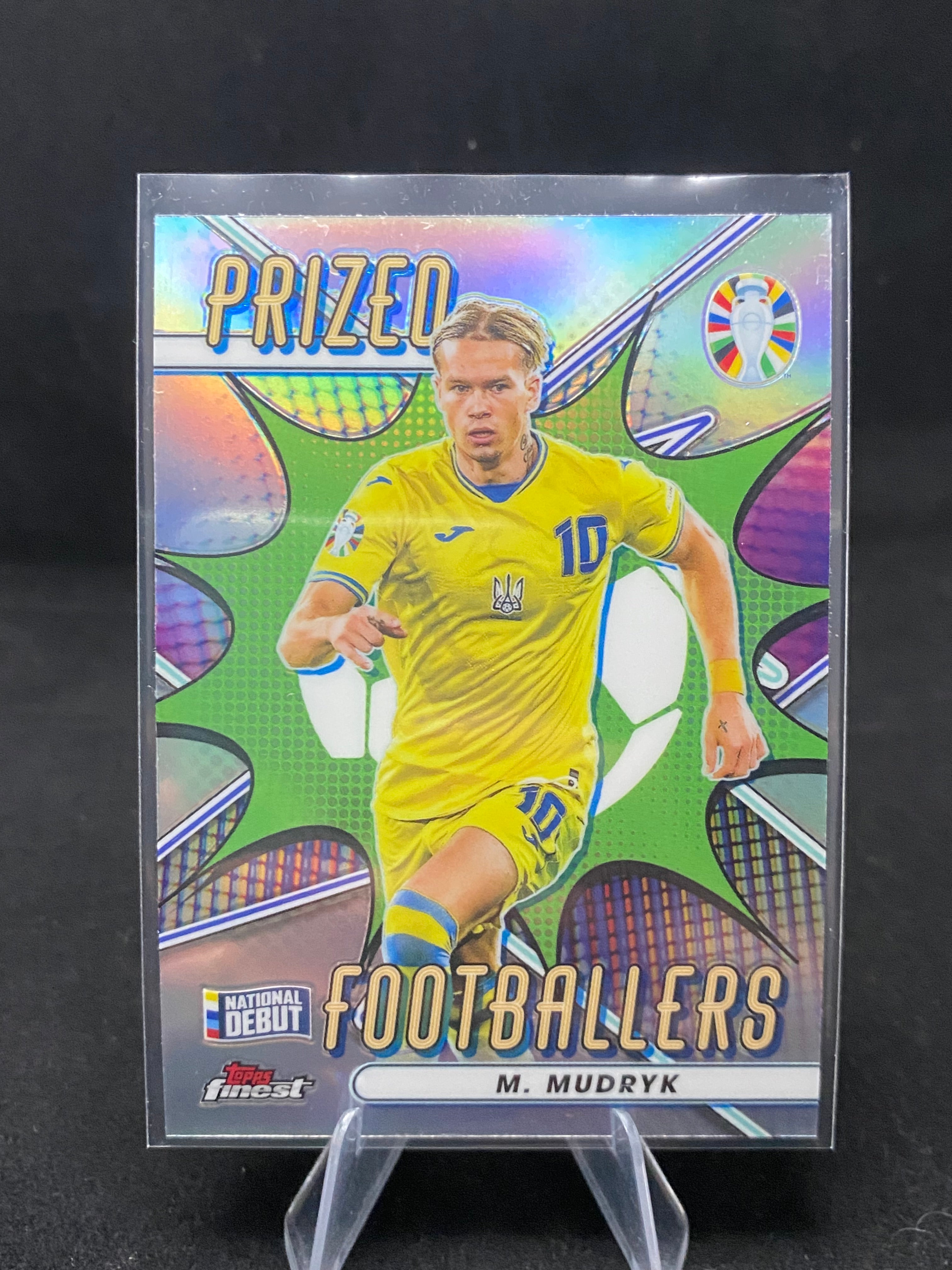 Topps Finest UEFA Euro 2023 - M. Mudryk - Prized footballers - PF-MM