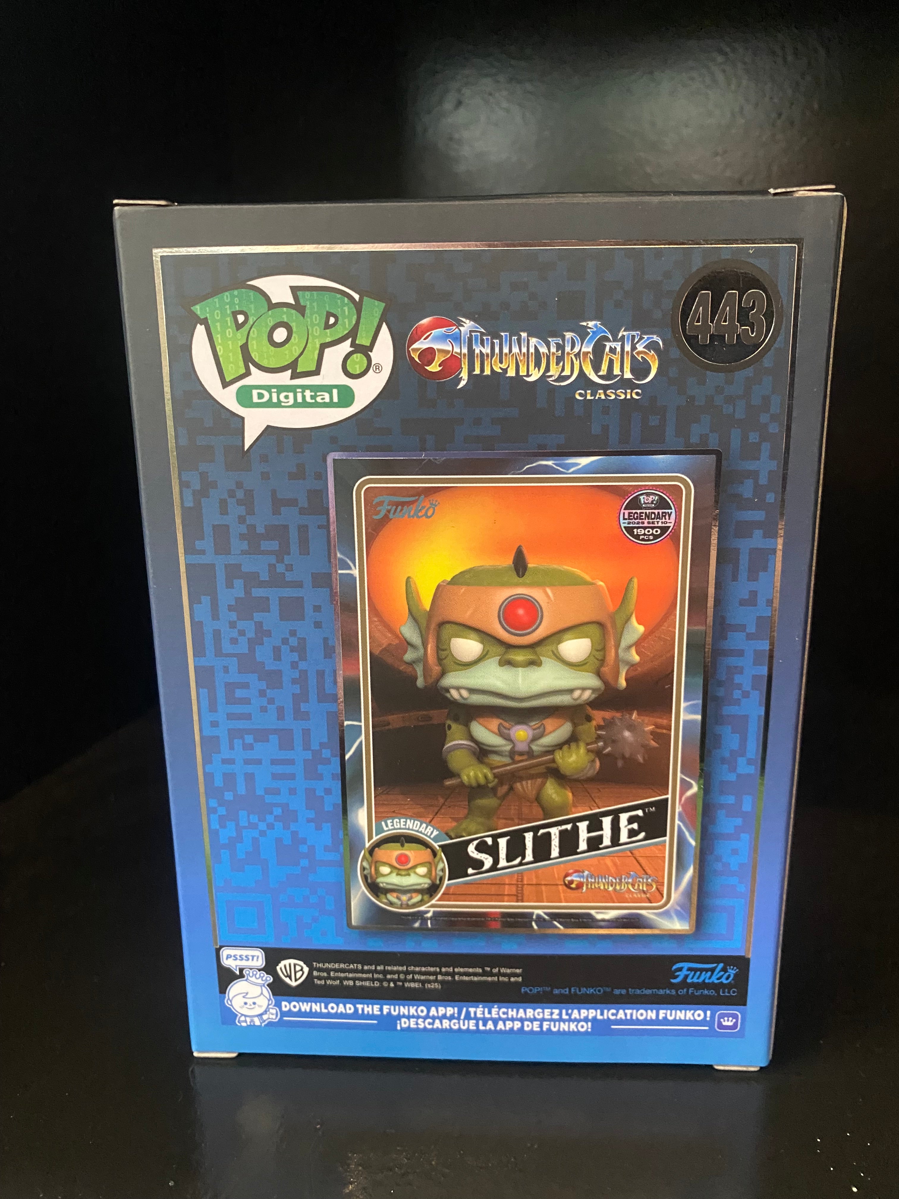 Funko Pop Digital - Slithe - Thundercats - Legendary 2026 Set - 1603 PCS - 443