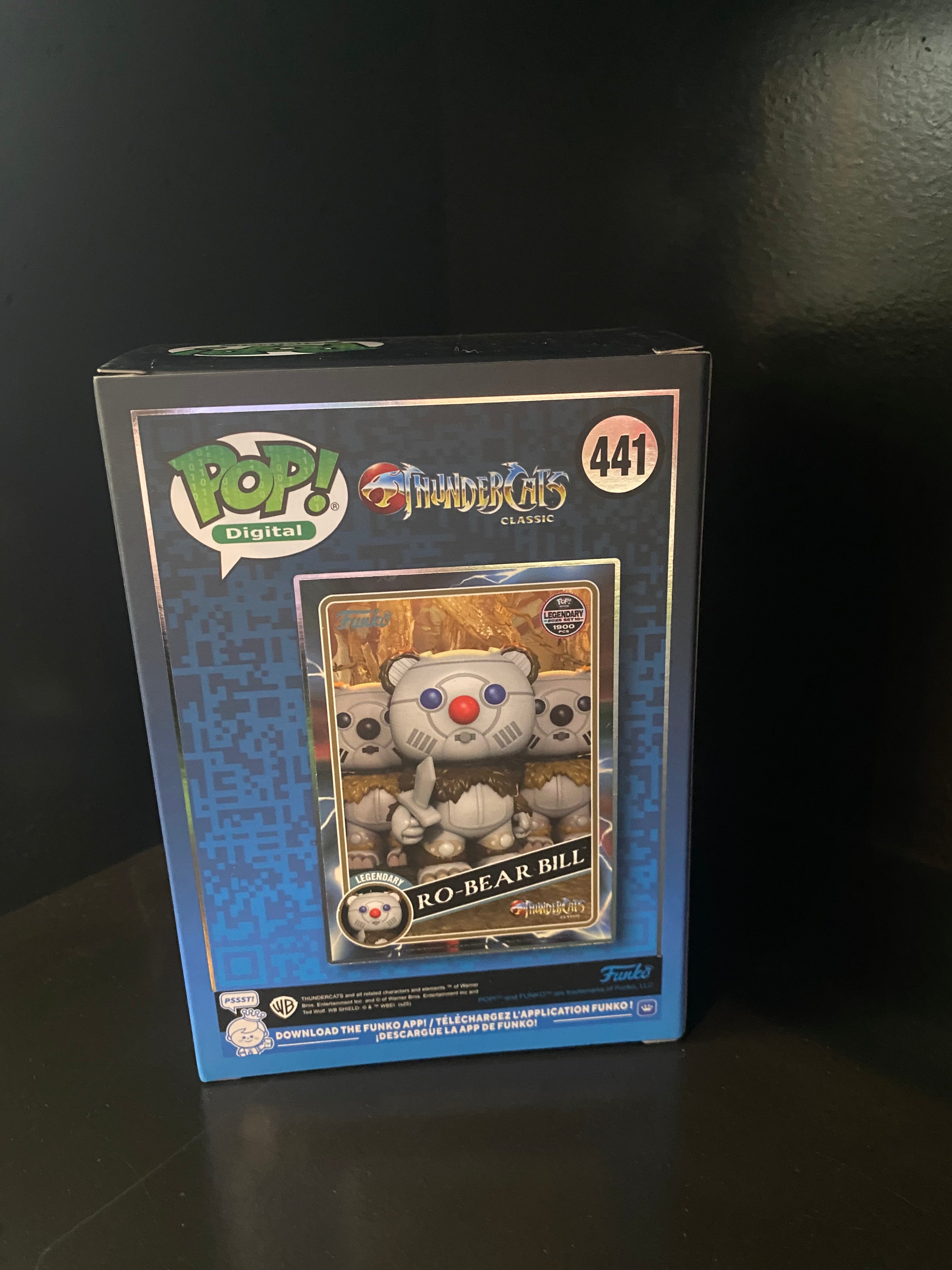 Funko Pop Digital - Ro-Bear Bill - Thundercats - Legendary 2026 Set - 1583 PCS -441