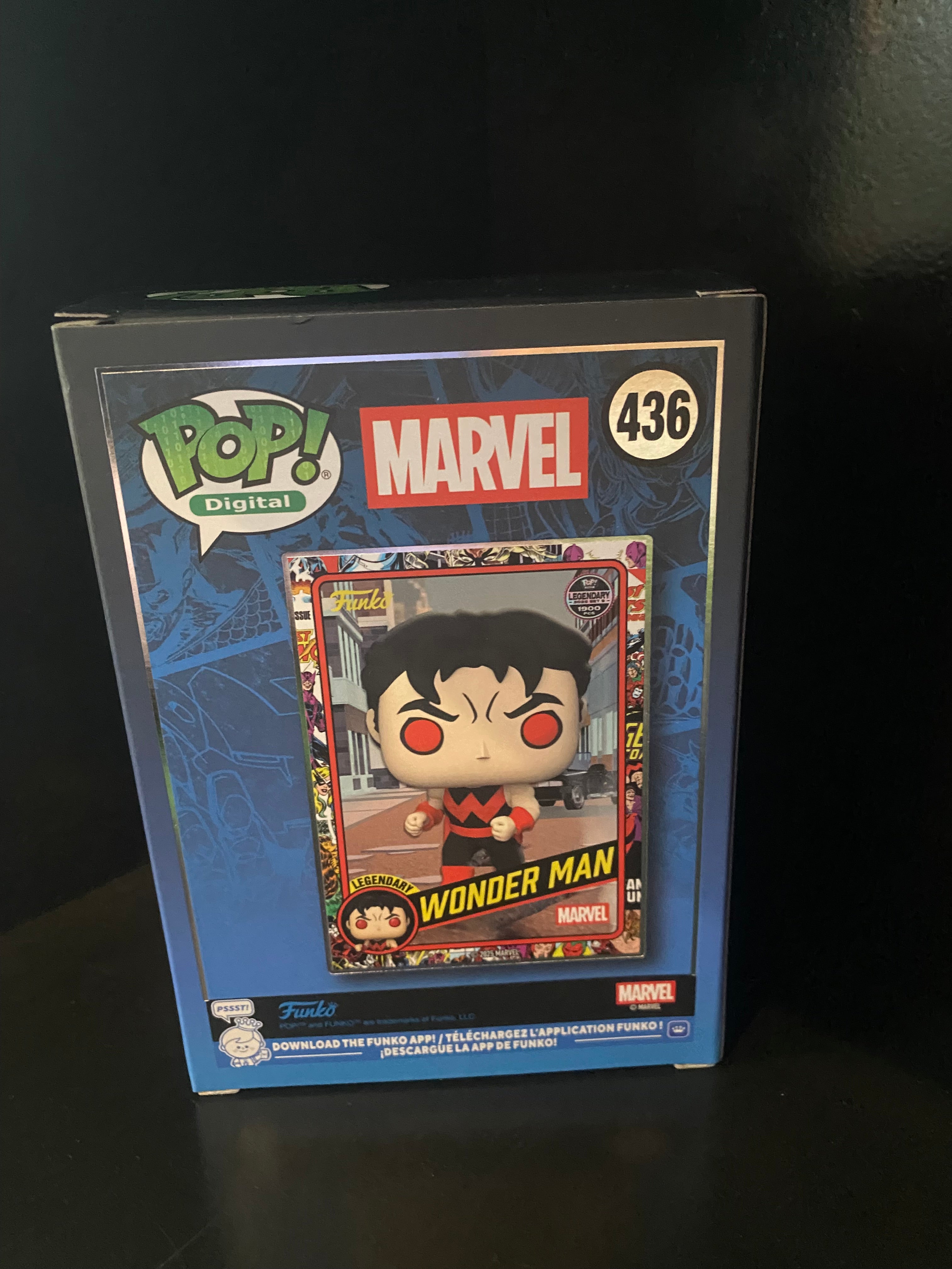 Funko Pop Digital- Wonder man - Marvel  - Legendary 2026 Set - 1203 PCS - 436