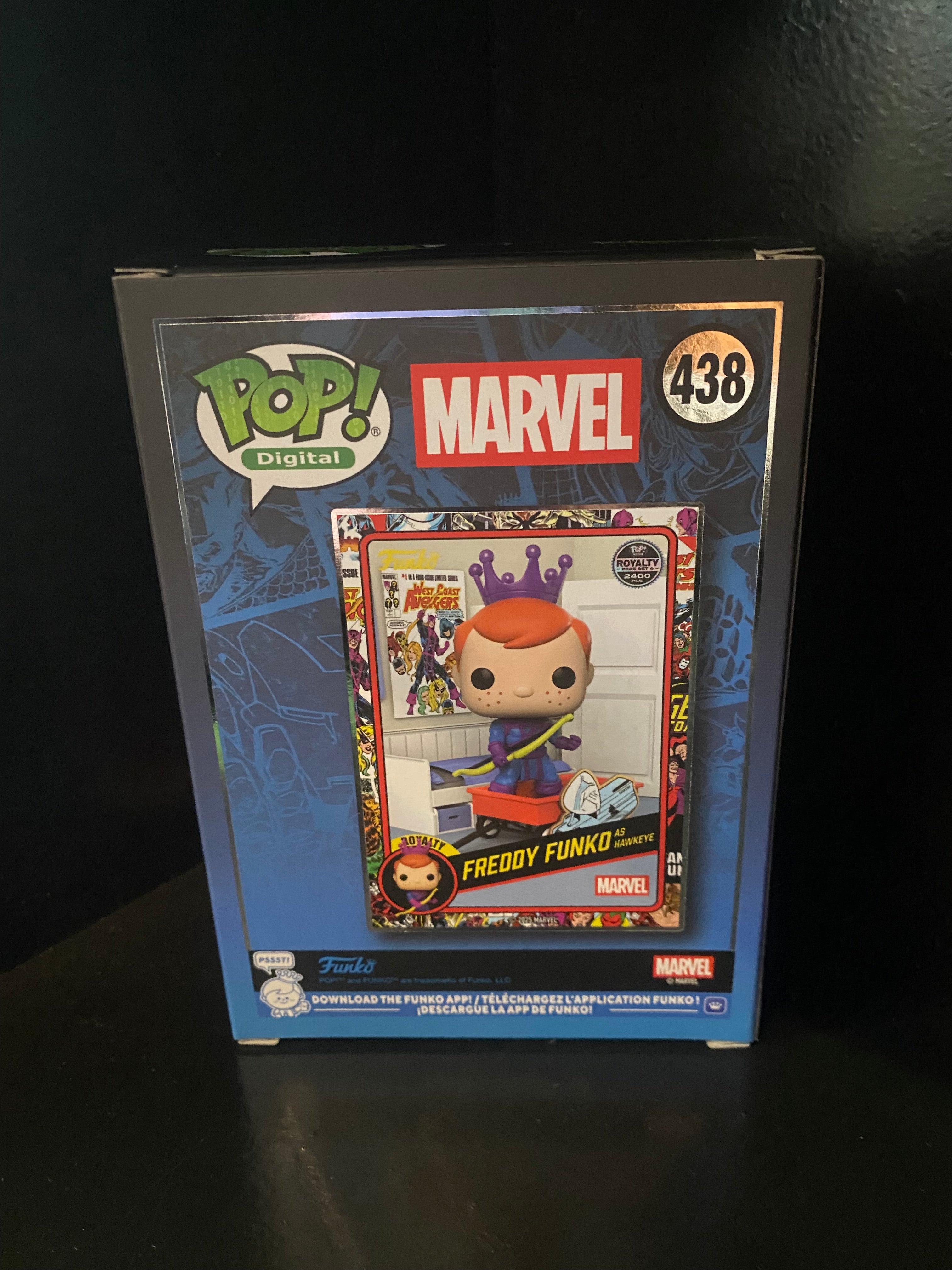 Funko Pop Digital- Freddy Funko As Hawkeye - Marvel - Royalty 2026 Set - 1186 PCS - 438