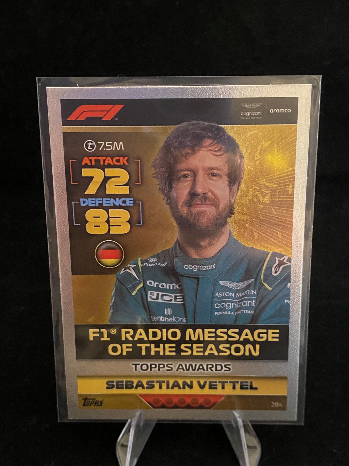 Topps 2022 - Sebatian Vettel - Turbo Attax - F1 Radio Message Of The Season - 284